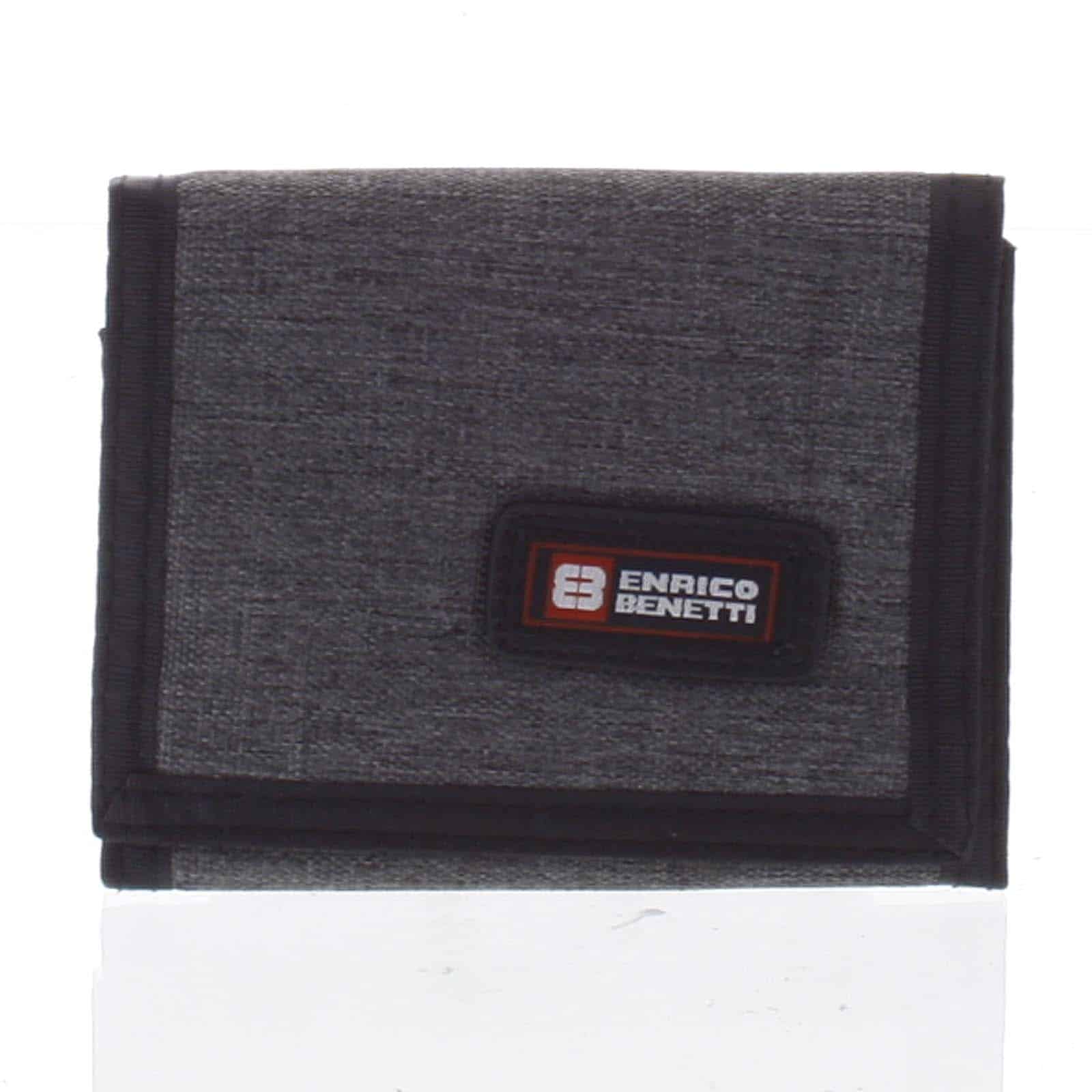 Peněženka látková tmavě šedá - Enrico Benetti 4600 šedá