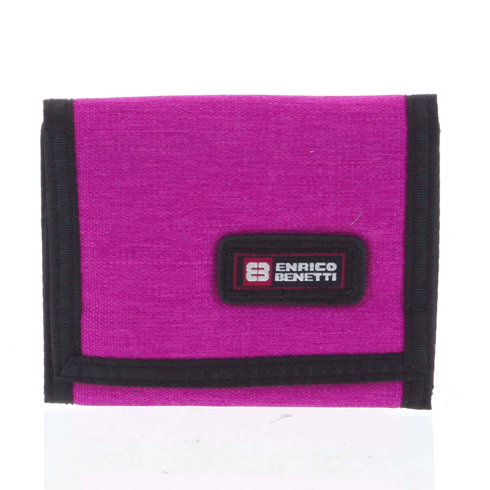 Peněženka látková fuchsiová - Enrico Benetti 4600 růžová