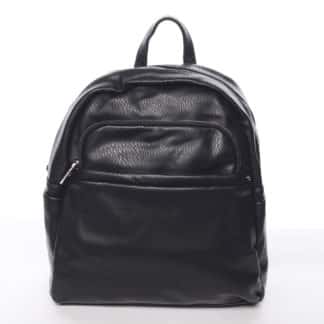 Střední městský dámský černý batoh - Silvia Rosa Jimm černá