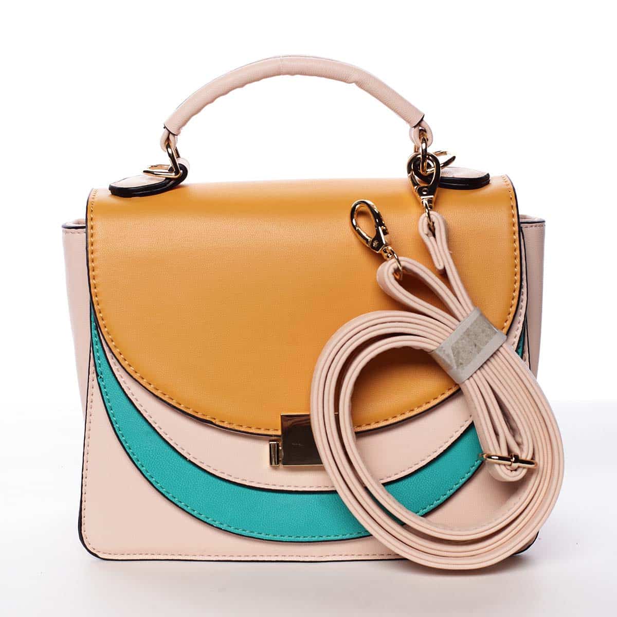 Originální malá dámská kabelka růžová - Dudlin Sandra  růžová