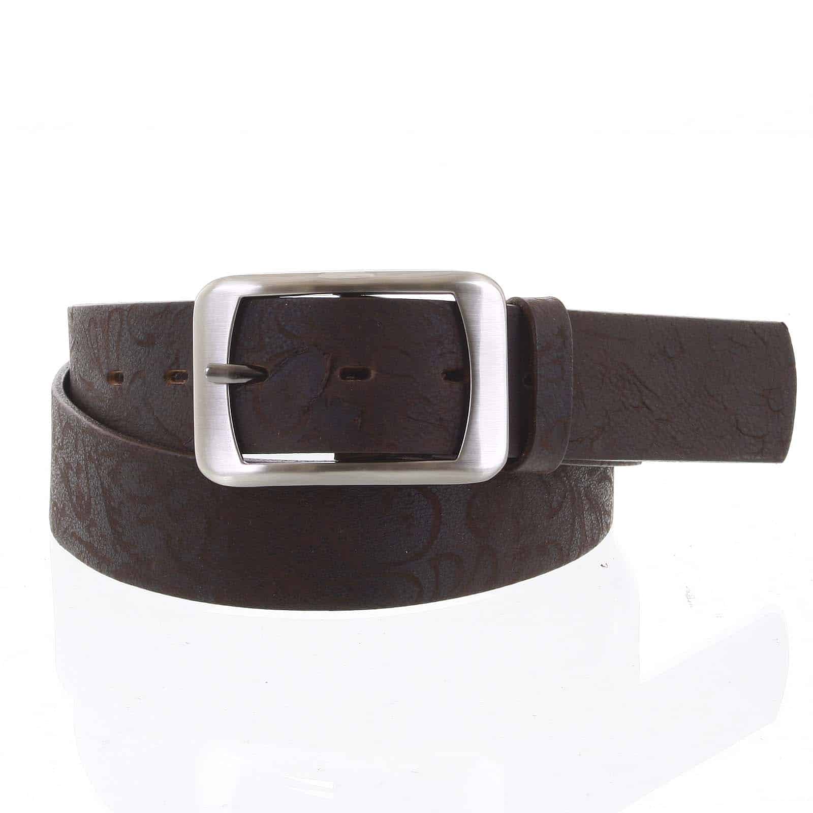 Dámský kožený opasek hnědý - PB Allon 100 hnědá