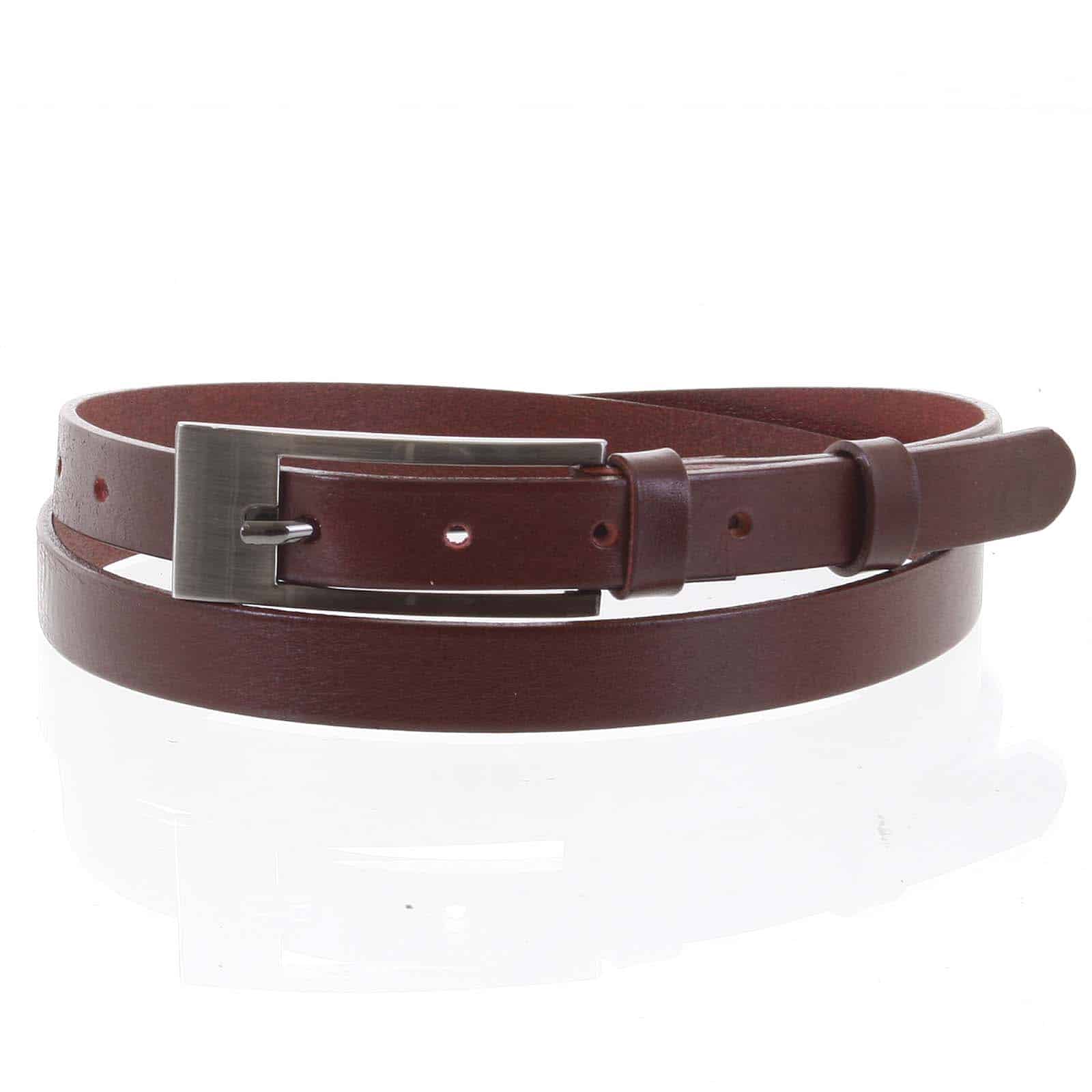 Dámský kožený opasek červený - PB Synty 95 červená