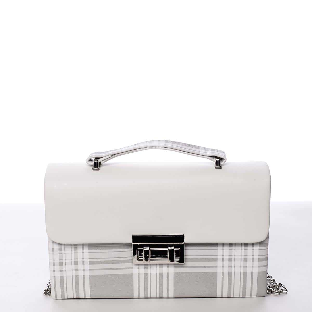 Dámská originální kabelka psaníčko bílá - Michelle Moon Dreamless bílá