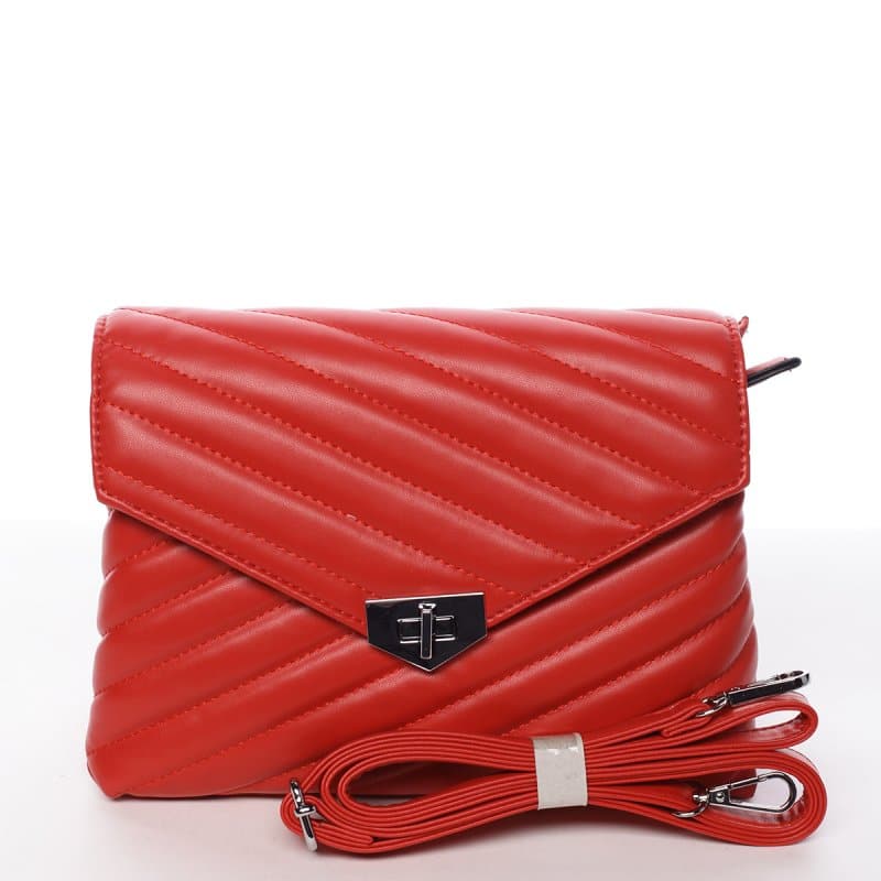 Módní originální crossbody kabelka červená - Silvia Rosa Nastaran  červená