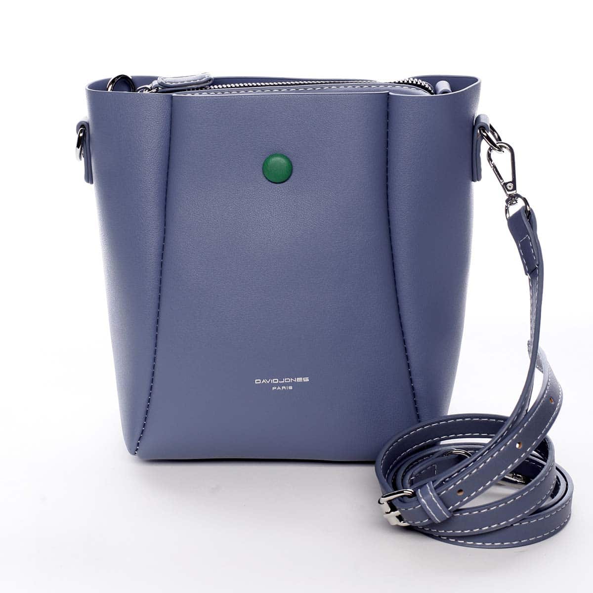Módní malá modrá crossbody kabelka - David Jones Raline modrá