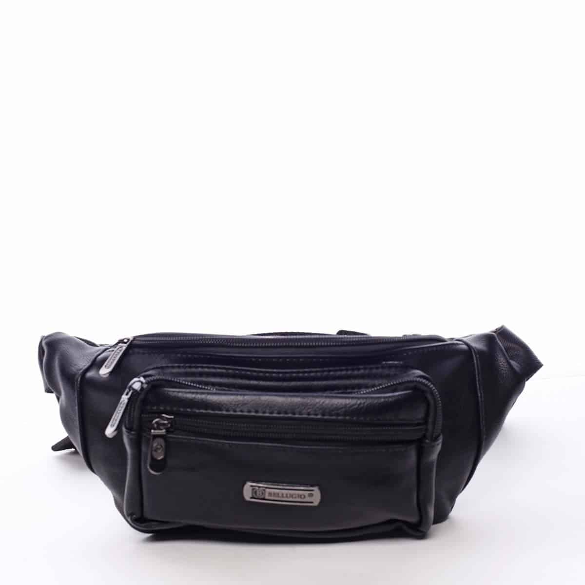 Pánská ledvinka černá - Bellugio 2800 černá