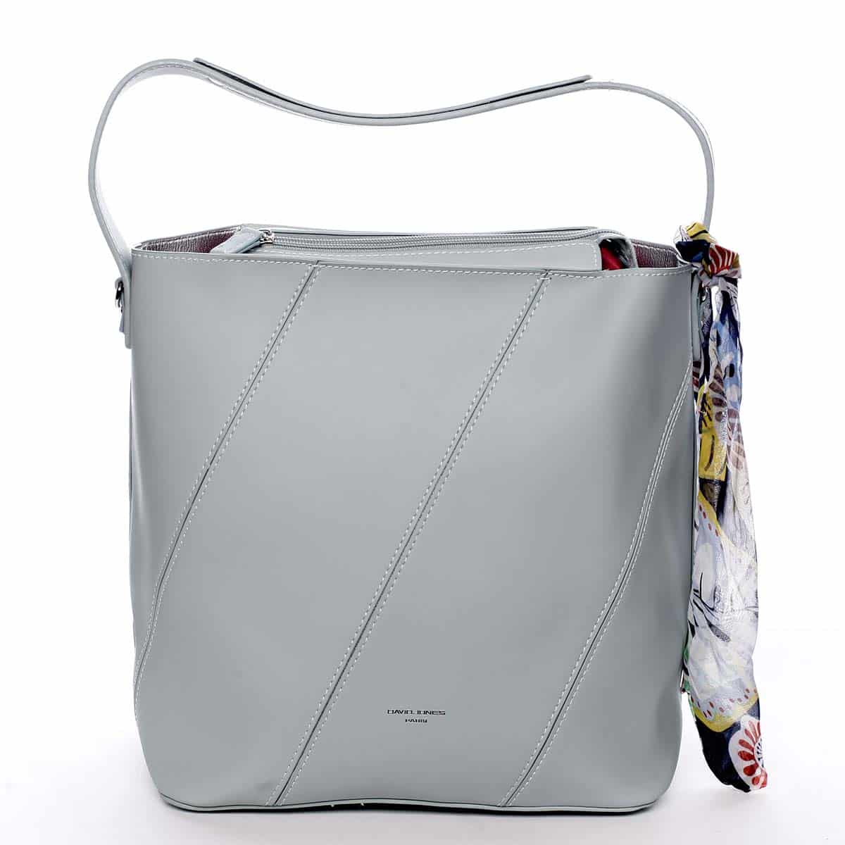 Elegantní dámská kabelka přes rameno mentolová - David Jones Abena  mentolová