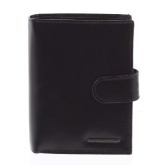 Pánská kožená peněženka černá - Bellugio Denis černá