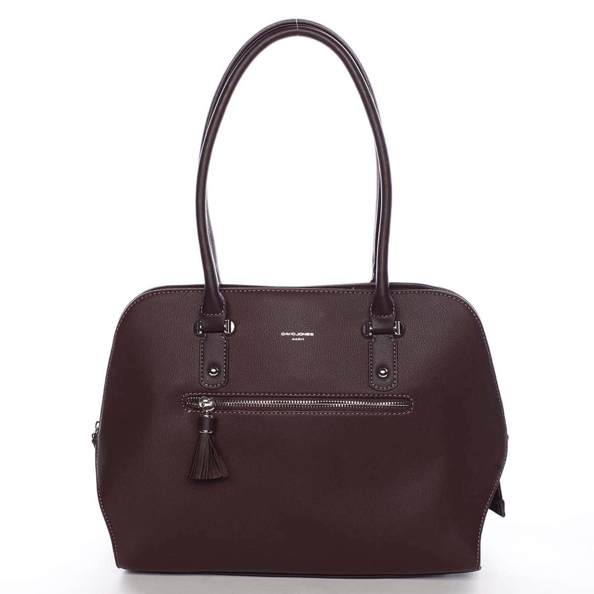 Dámská kabelka přes rameno vínová - David Jones Elaisa  vínová