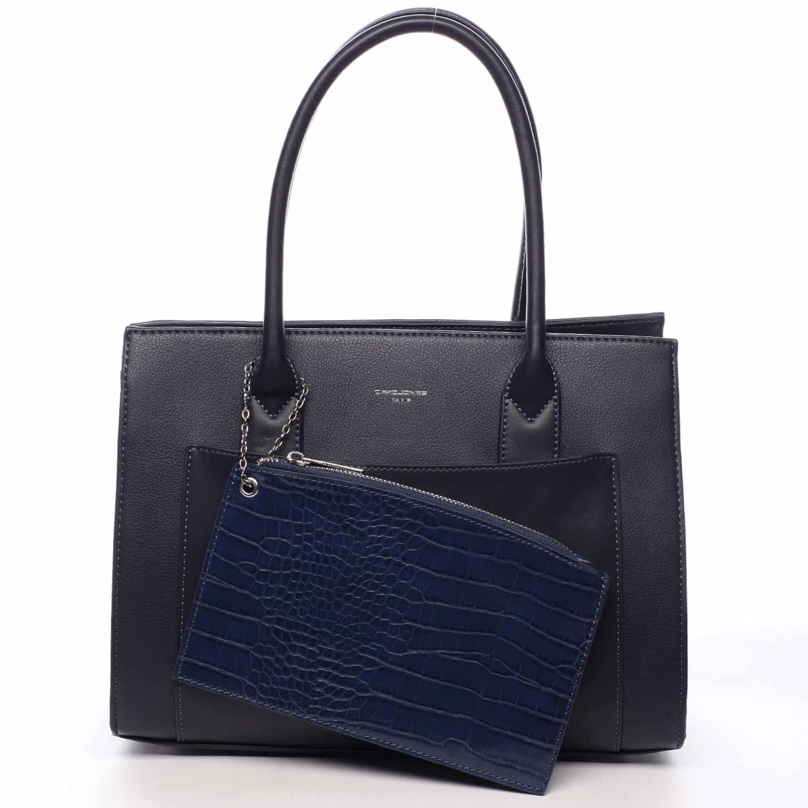 Dámská kabelka přes rameno tmavě modrá - David Jones Gilsia modrá