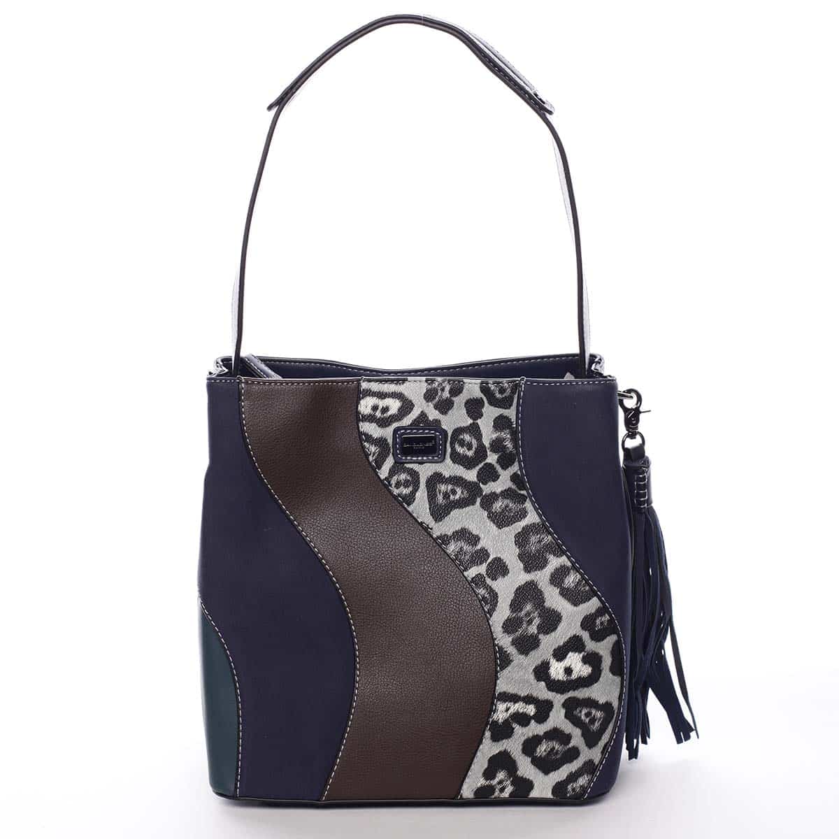 Dámská kabelka přes rameno tmavě modrá - David Jones Keter modrá