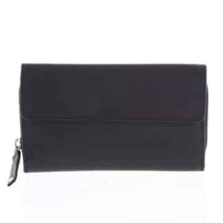 Dámská kožená peněženka černá - Tomas Menmaiya černá