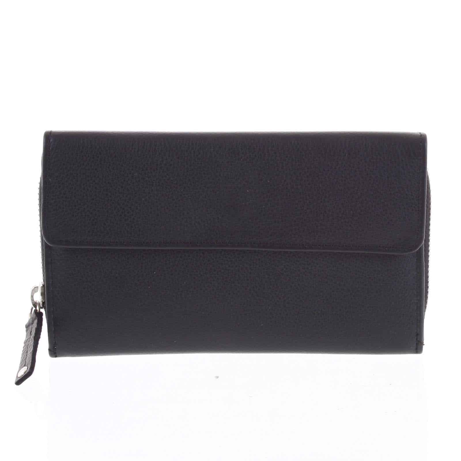 Dámská kožená peněženka černá - Tomas Menmaiya černá