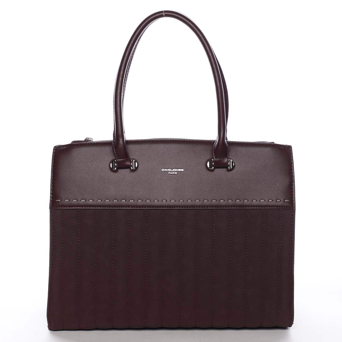 Dámská kabelka přes rameno tmavá vínová - David Jones Walissa vínová