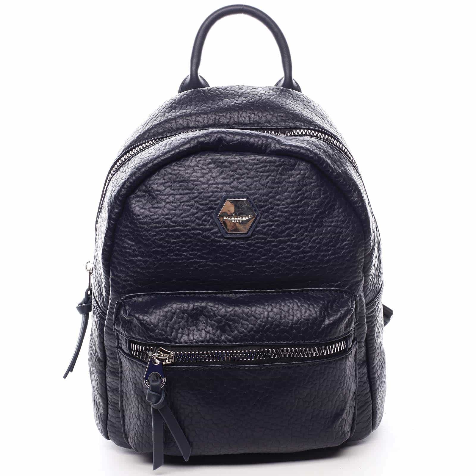 Dámský městský batoh tmavě modrý - David Jones Mackenzie modrá