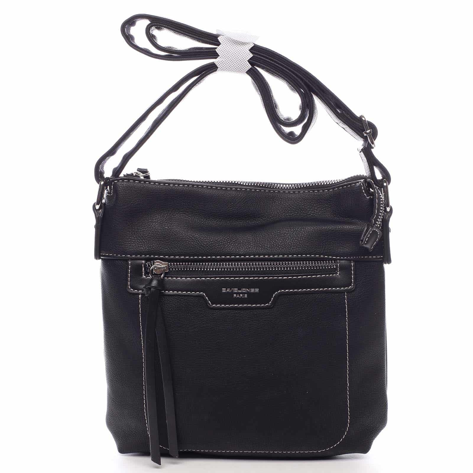 Dámská crossbody kabelka černá - David Jones Rhona  černá
