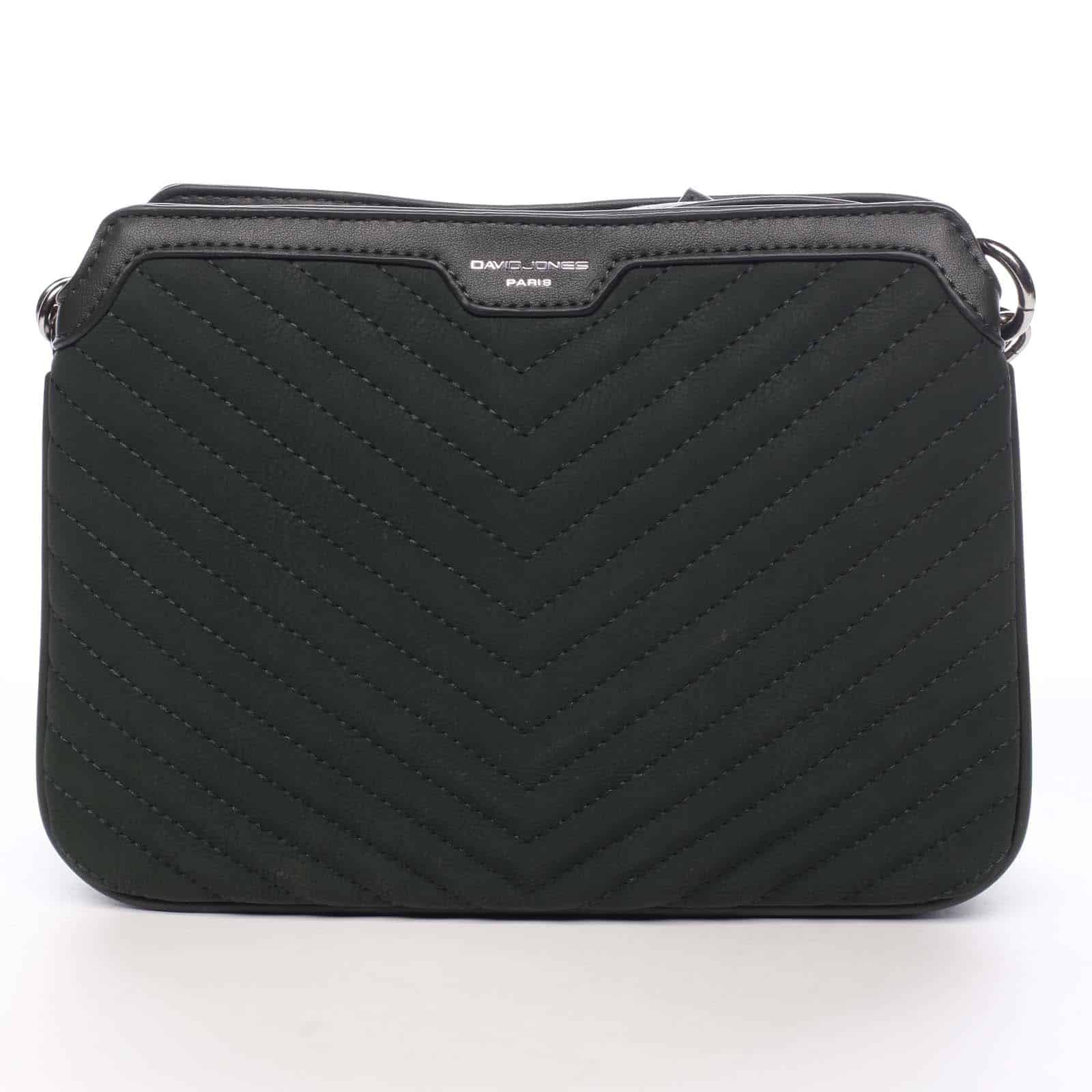 Dámská crossbody kabelka tmavě zelená - David Jones Lorena zelená