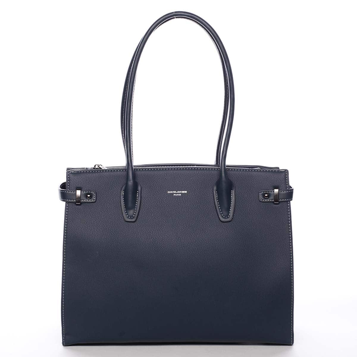 Velká dámská kabelka přes rameno tmavě zelená - David Jones Andreza zelená