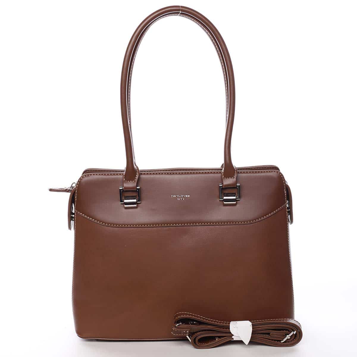 Dámská kabelka přes rameno světle hnědá - David Jones Aminata  hnědá