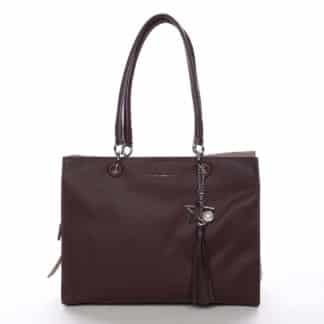 Dámská kabelka přes rameno tmavá vínová - David Jones Annette vínová