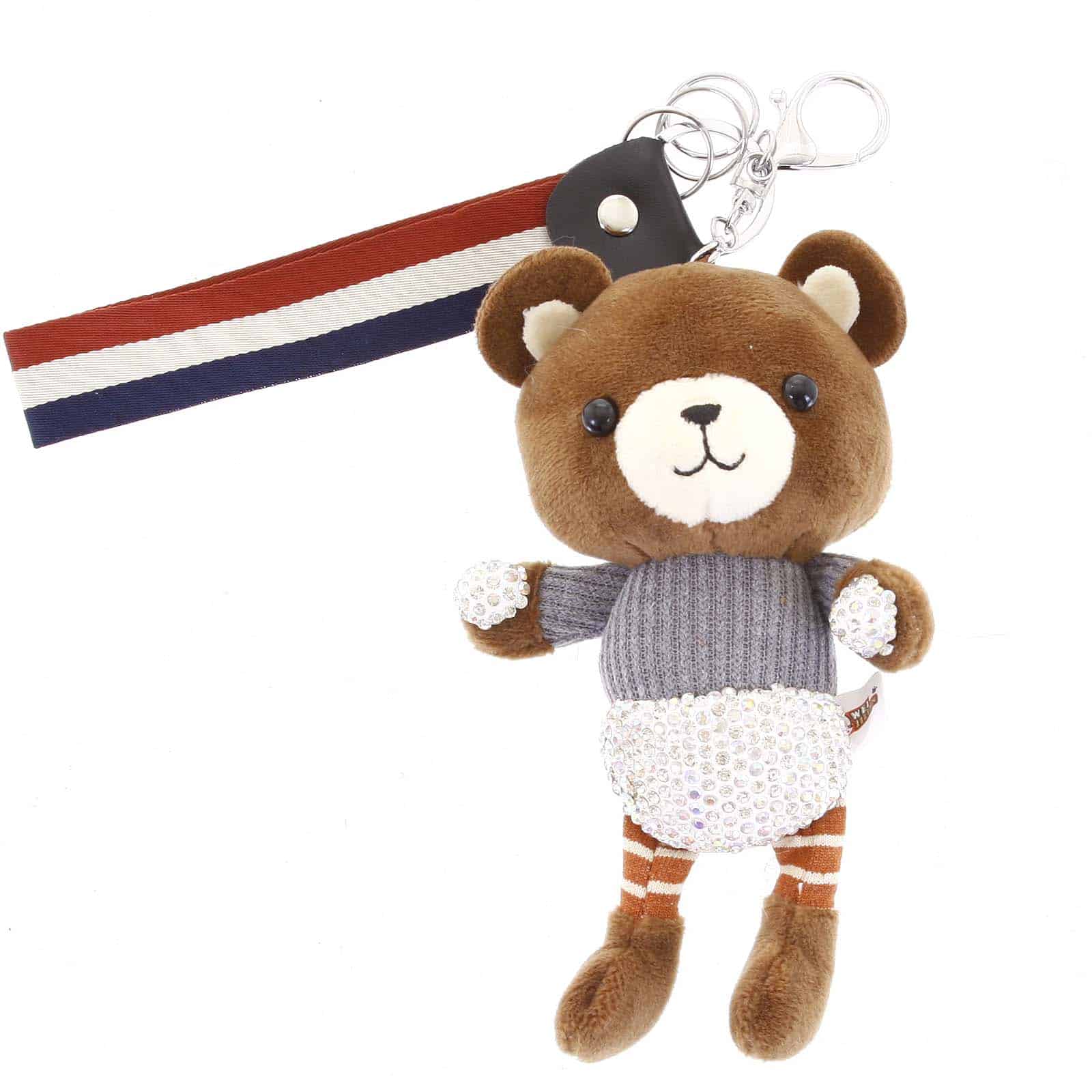 Přívěsek šedý - ShineBear 03 šedá