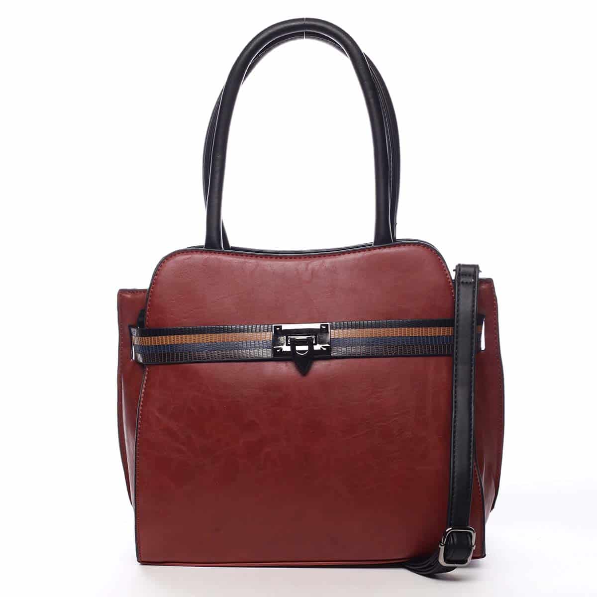 Dámská kabelka přes rameno červená - Maria C Shelsia červená