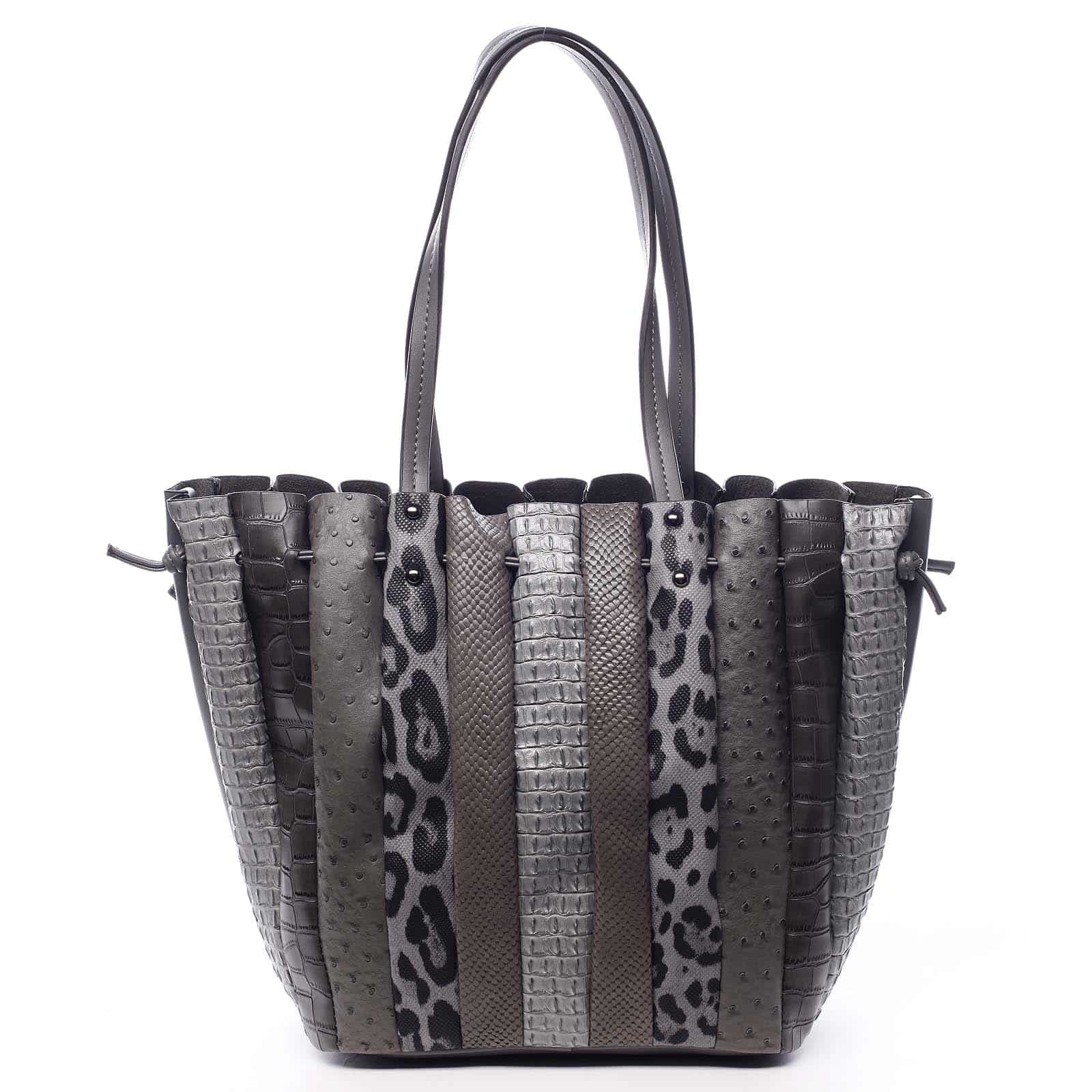 Dámská kabelka přes rameno tmavě šedá - Dudlin Tola šedá