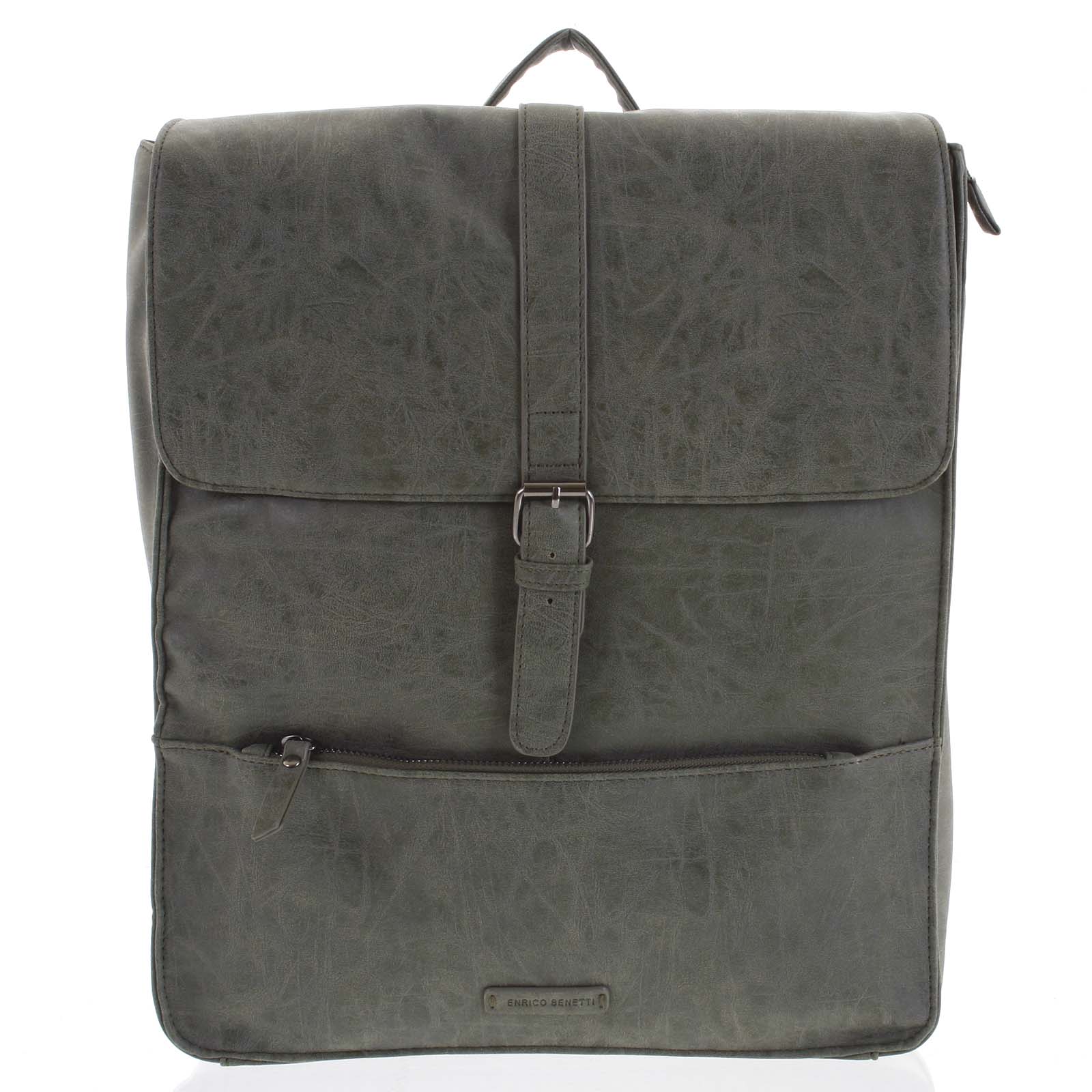 Pánský batoh olivový - Enrico Benetti Kaarlo zelená