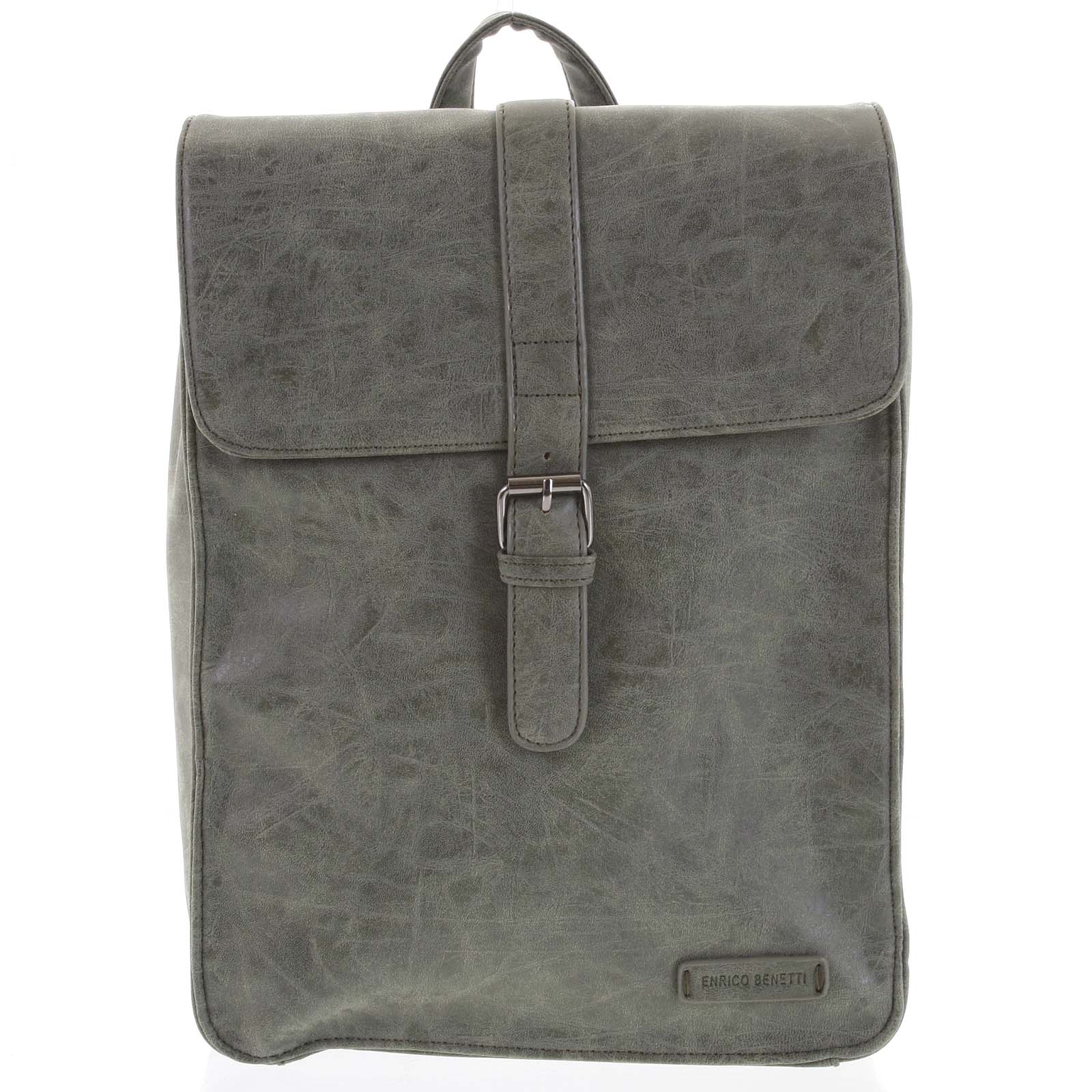 Stylový batoh olivový - Enrico Benetti Steffani zelená
