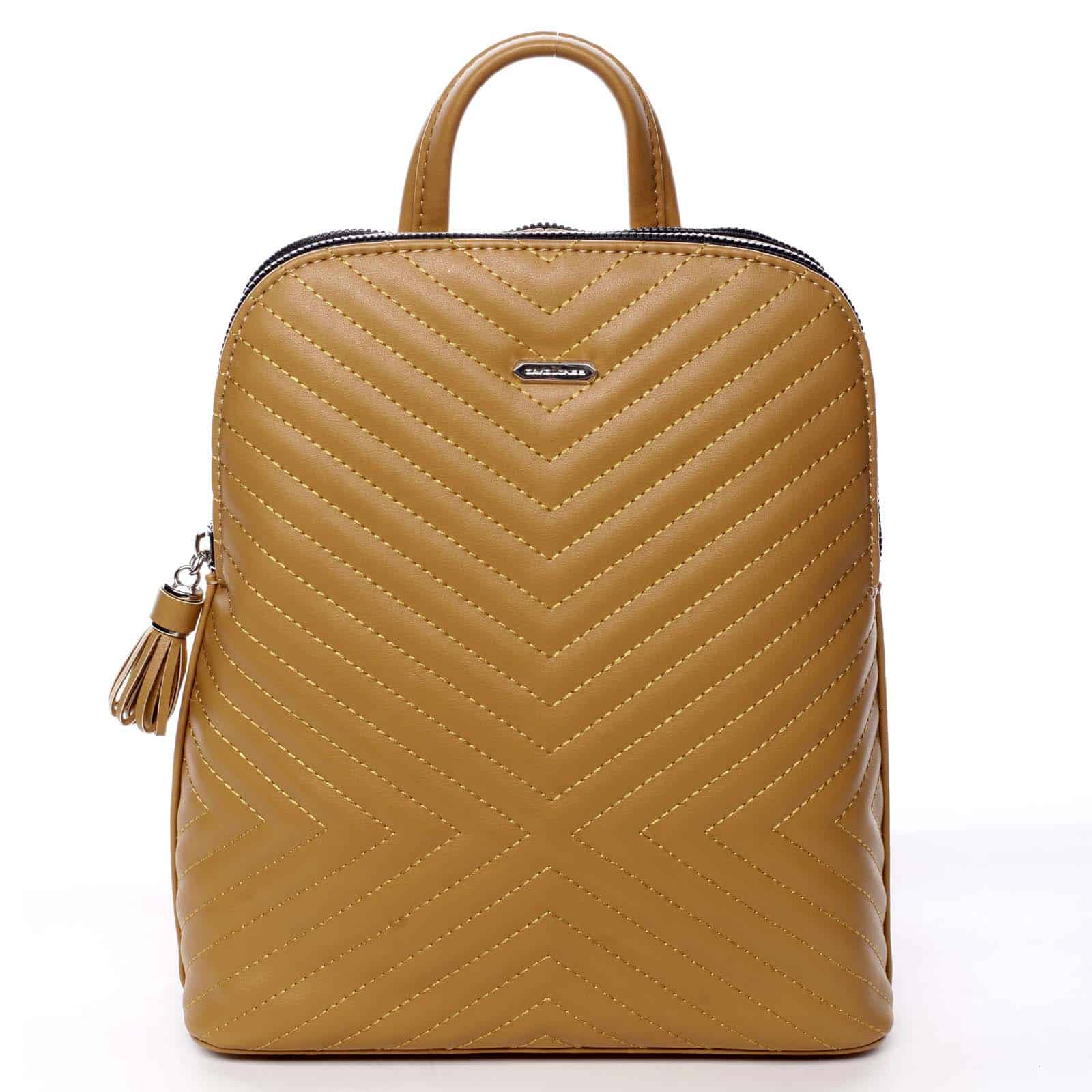 Dámský batoh hořčicový - David Jones Denissa žlutá