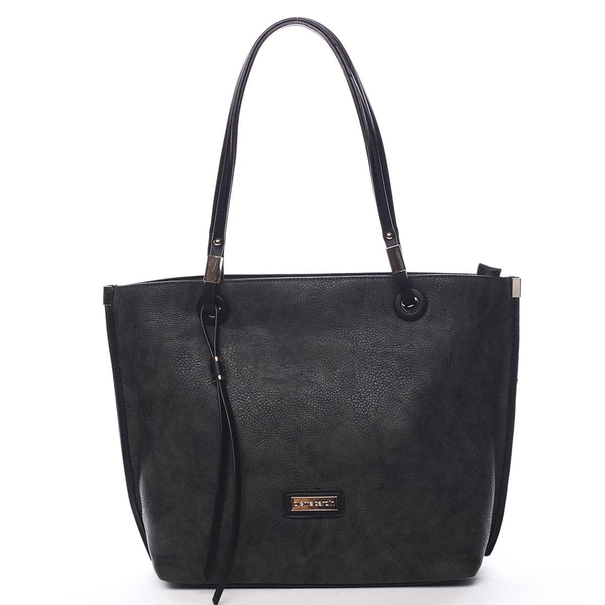 Luxusní dámská kabelka bordó zelená - Pierre Cardin Comtesa barevná