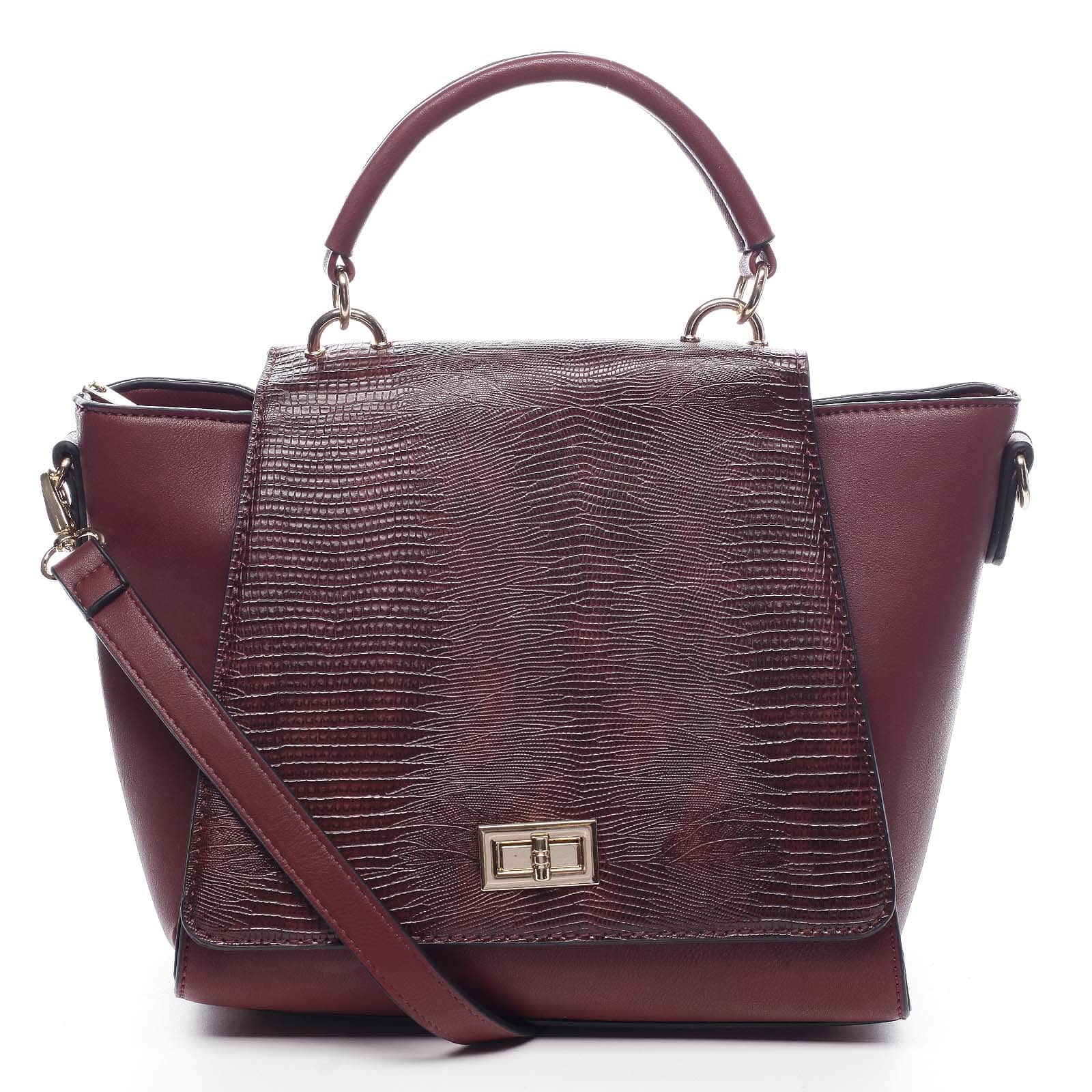 Dámská kabelka do ruky vínová - Dudlin Mirla vínová