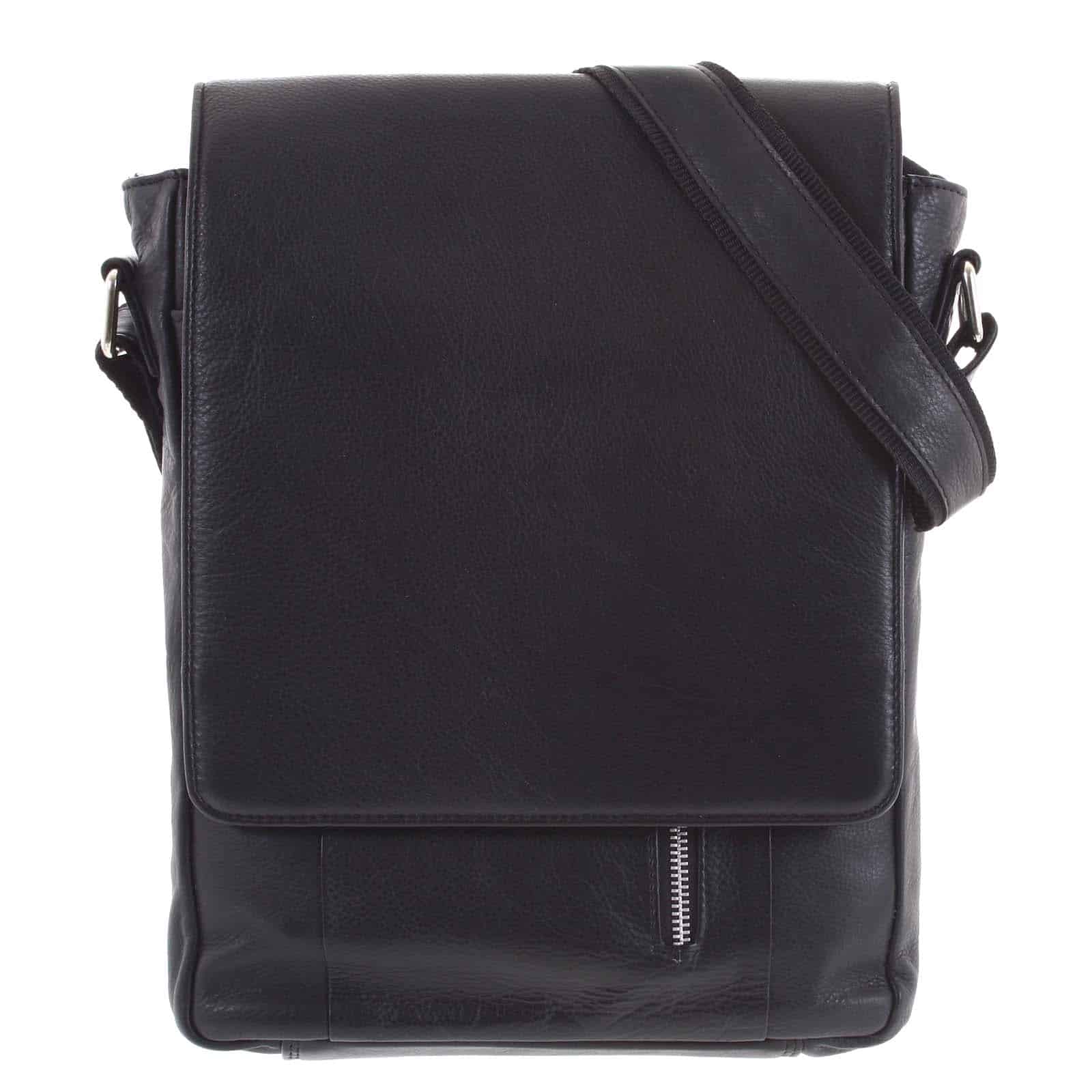 Pánská kožená brašna černá - Tomas Harry černá