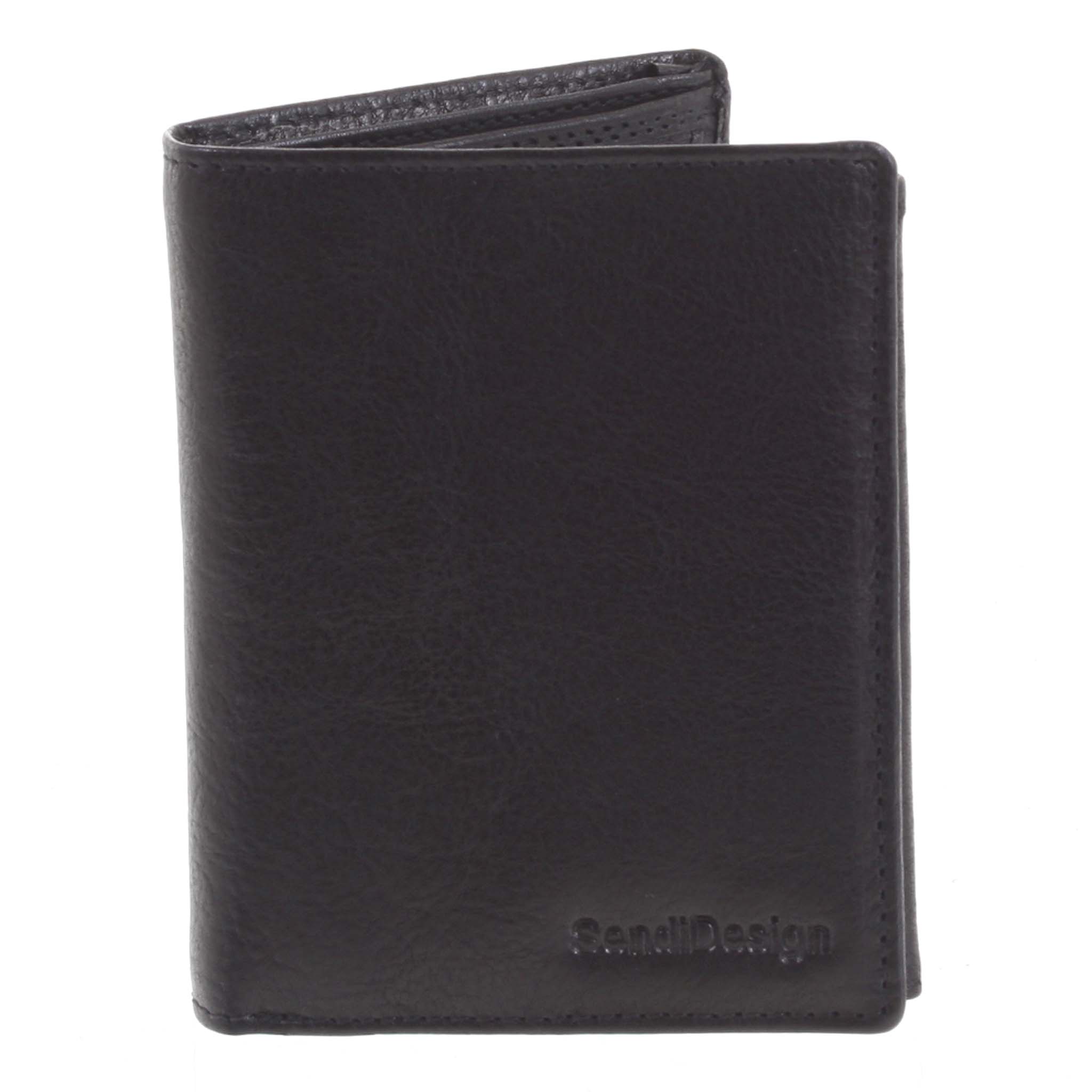 Pánská kožená peněženka černá - SendiDesign Benny černá