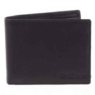 Pánská kožená peněženka černá - SendiDesign Maty černá