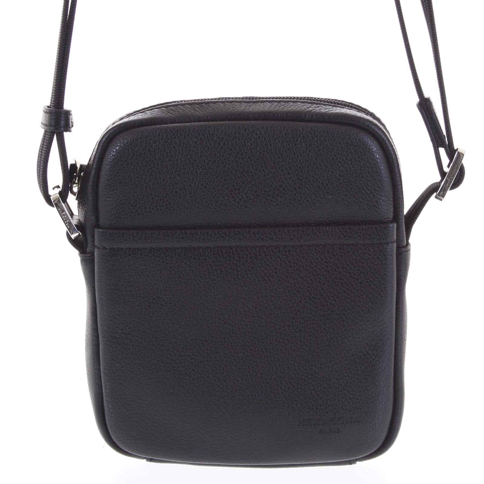 Pánská kožená taška na doklady černá - Hexagona Wednesday černá