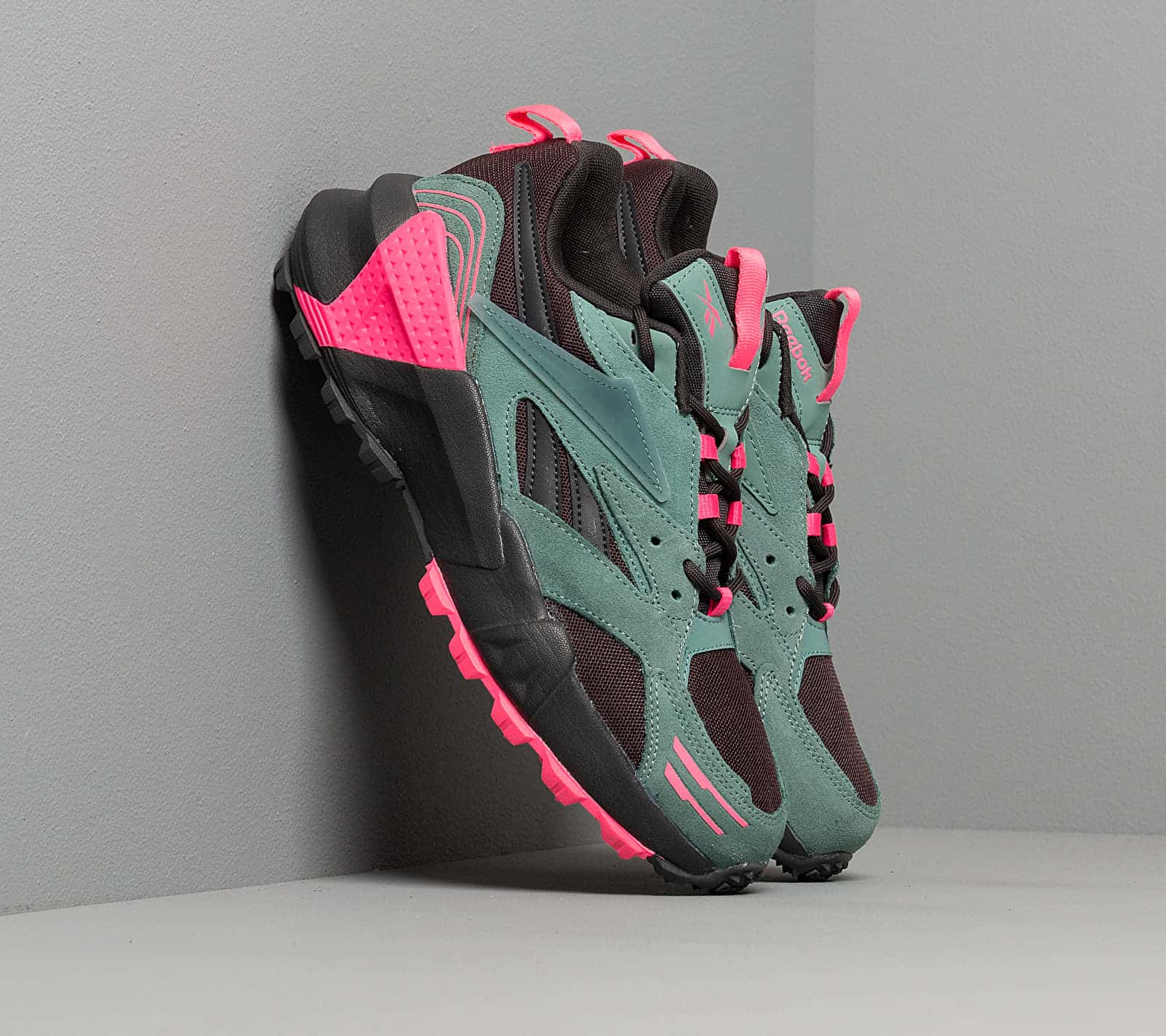 Reebok Aztrek Double Mix Trail Green Slate/ True Grey 8/ Solar Pink