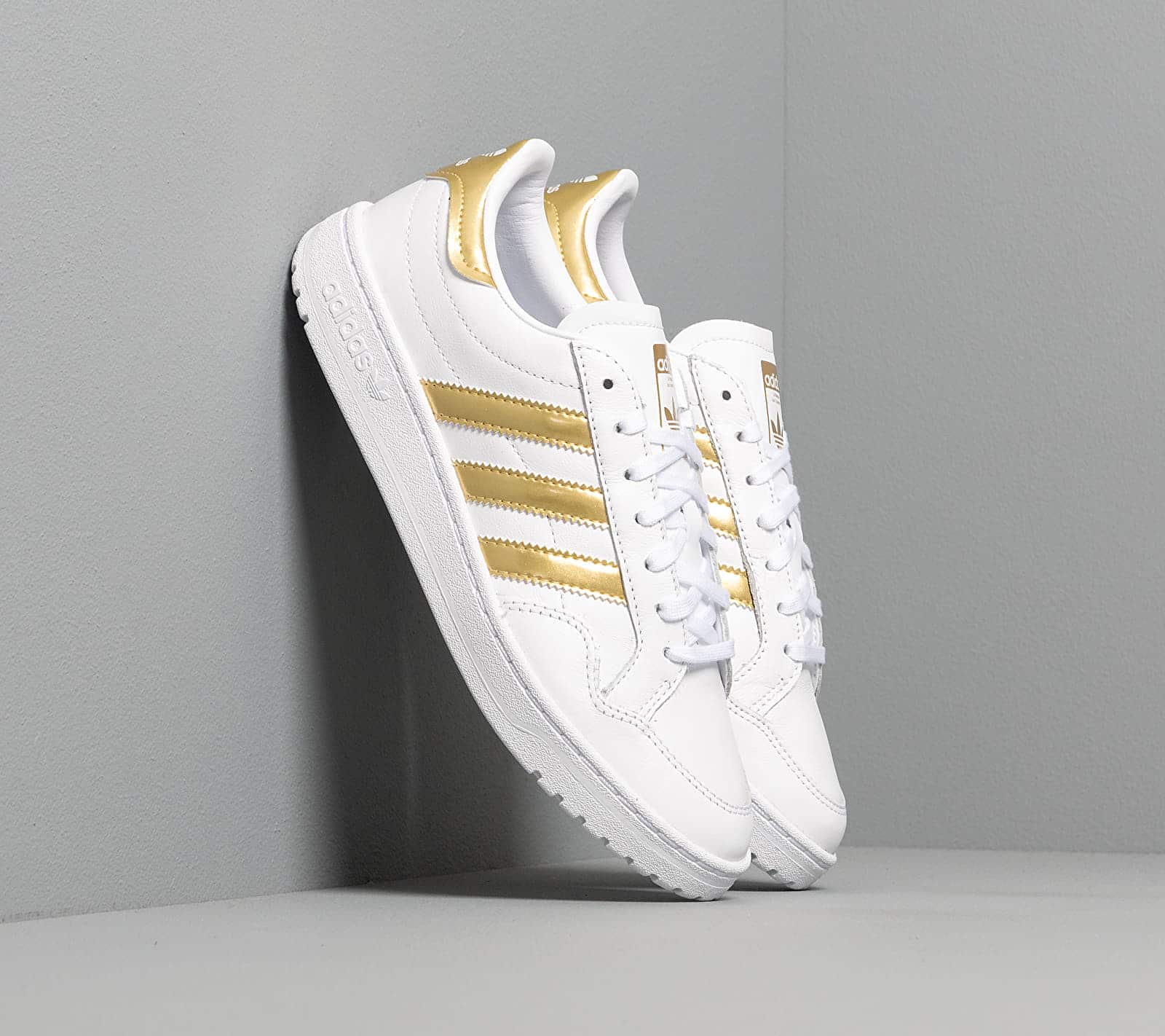 adidas Team Court W Ftw White/ Gold Metalic/ Ftw White