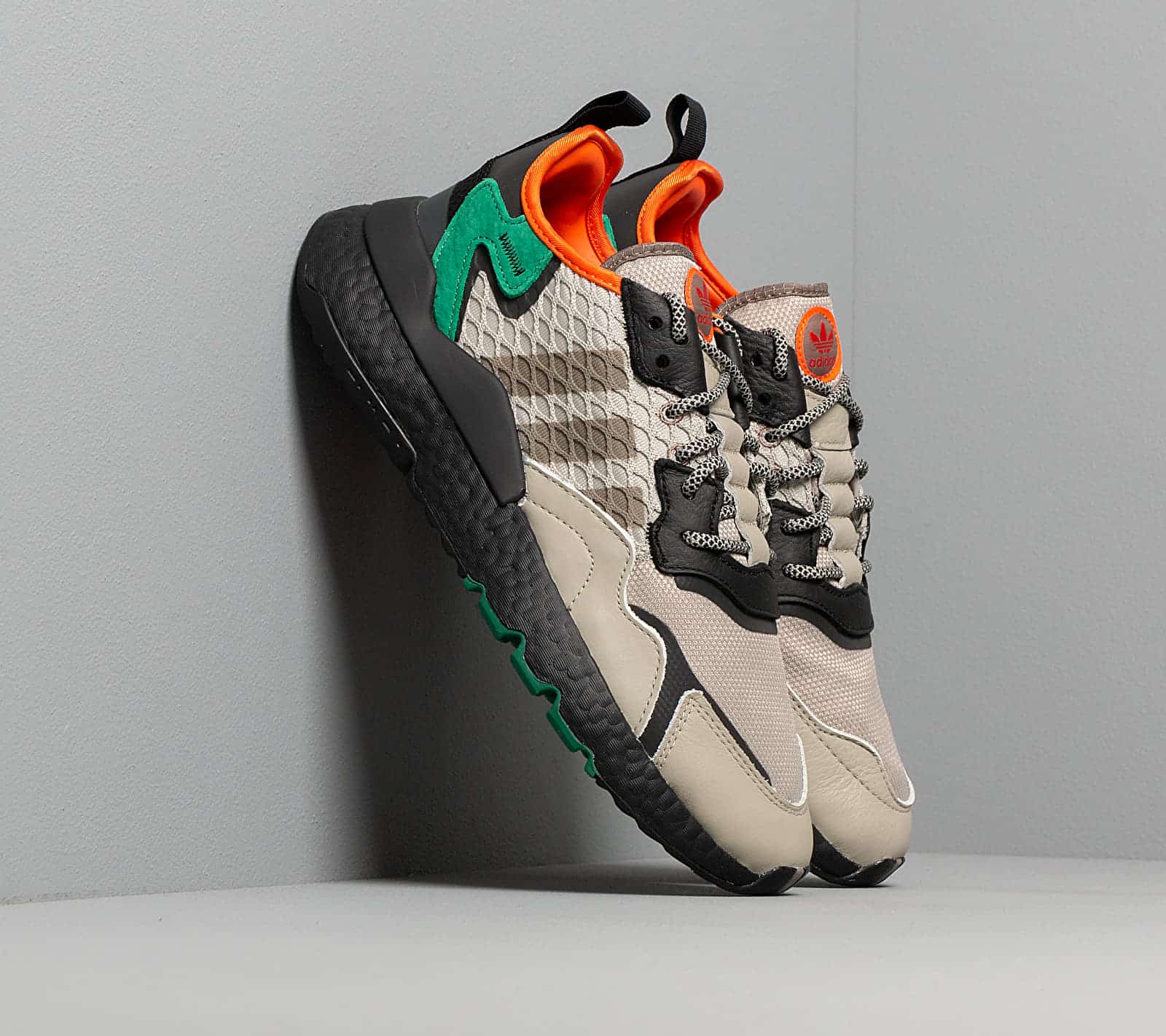 adidas Nite Jogger Sesame/ Core Black/ Bright Green