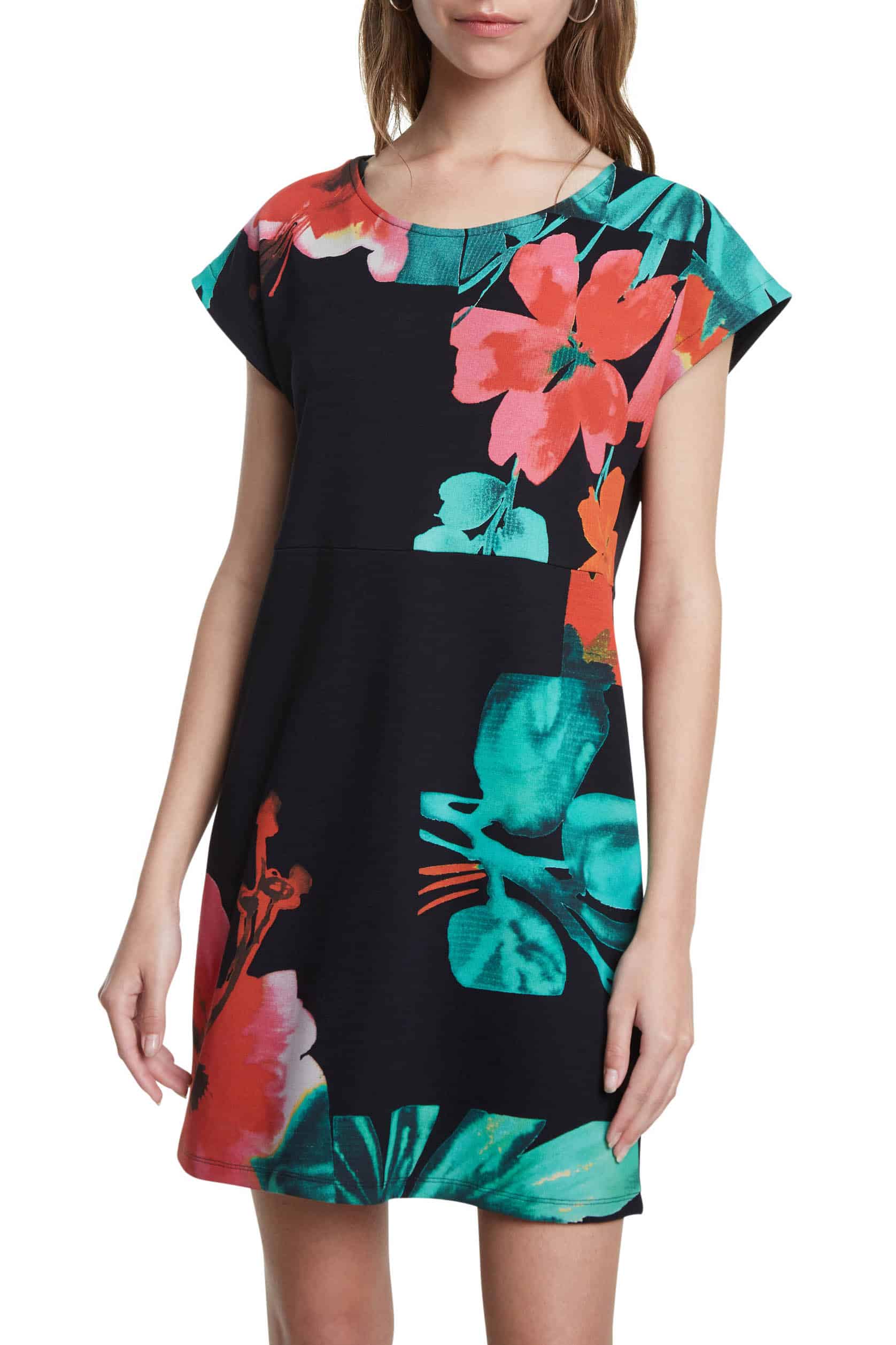 Desigual černé šaty Vest Pacific Ocean