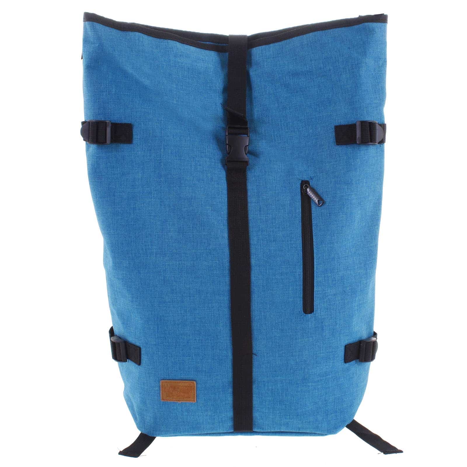 Jedinečný velký stylový unisex batoh tyrkysový - New Rebels Rebback tyrkysová