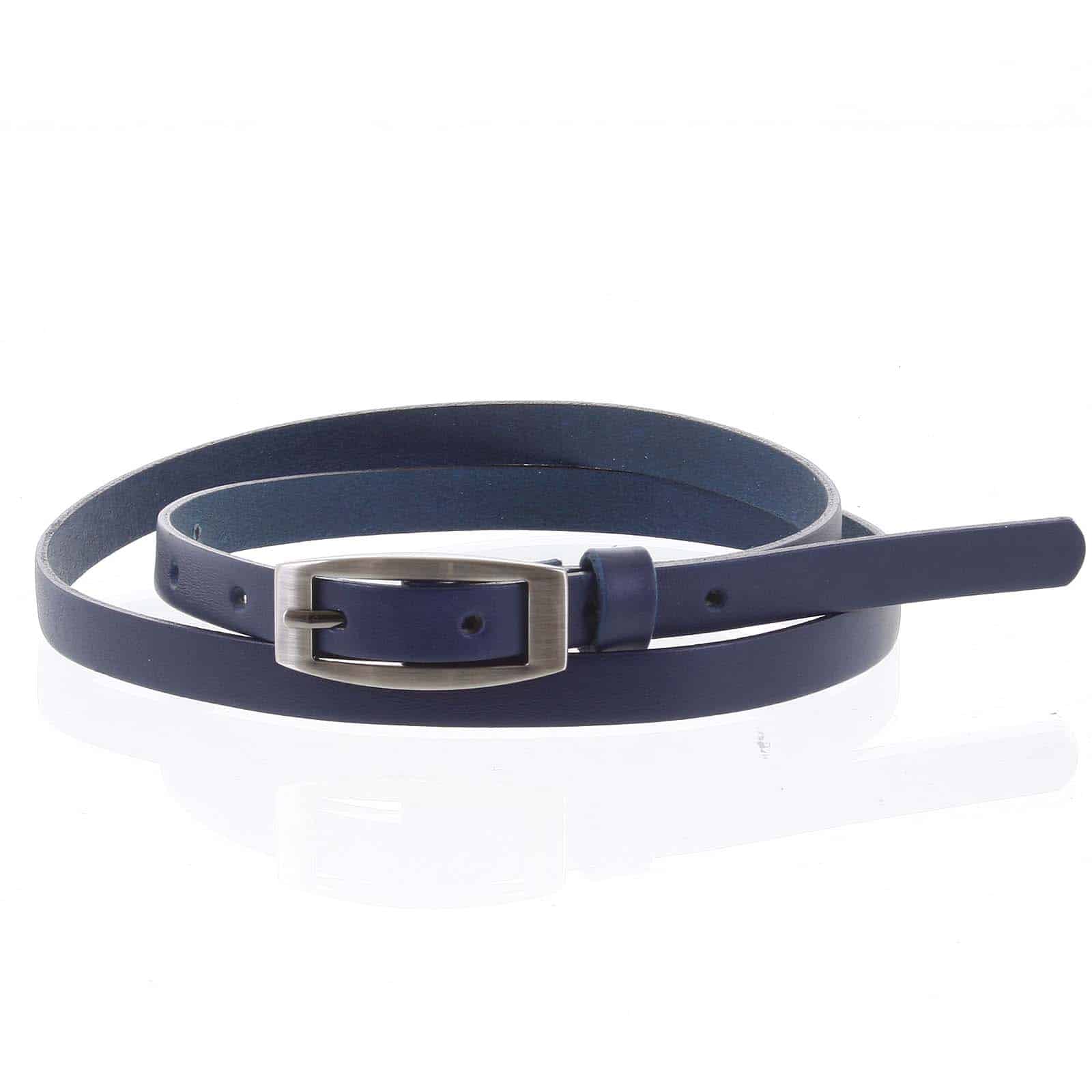 Dámský kožený opasek modrý - PB Zion 95 modrá