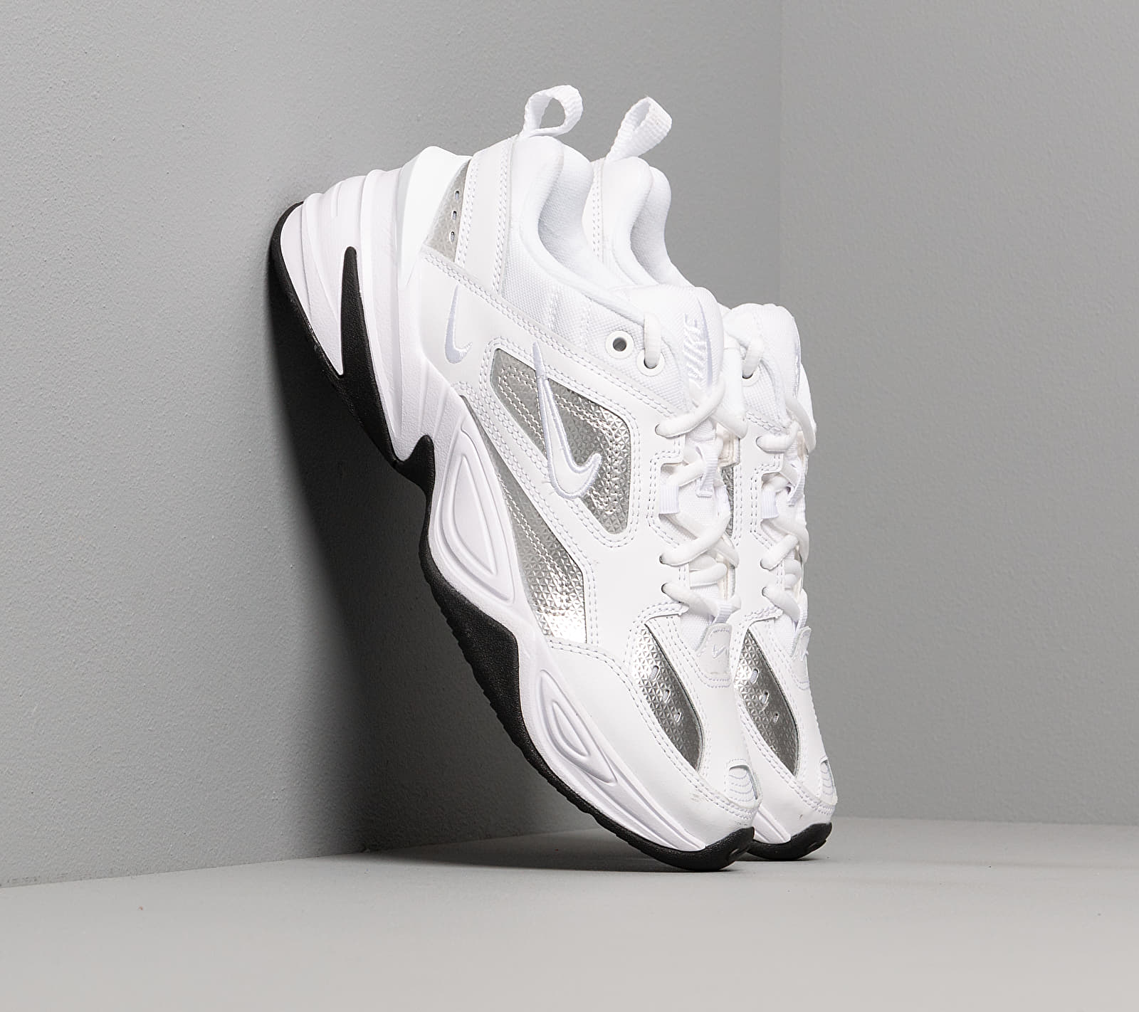 Nike W M2K Tekno Essential White/ White-Metallic Silver-Black