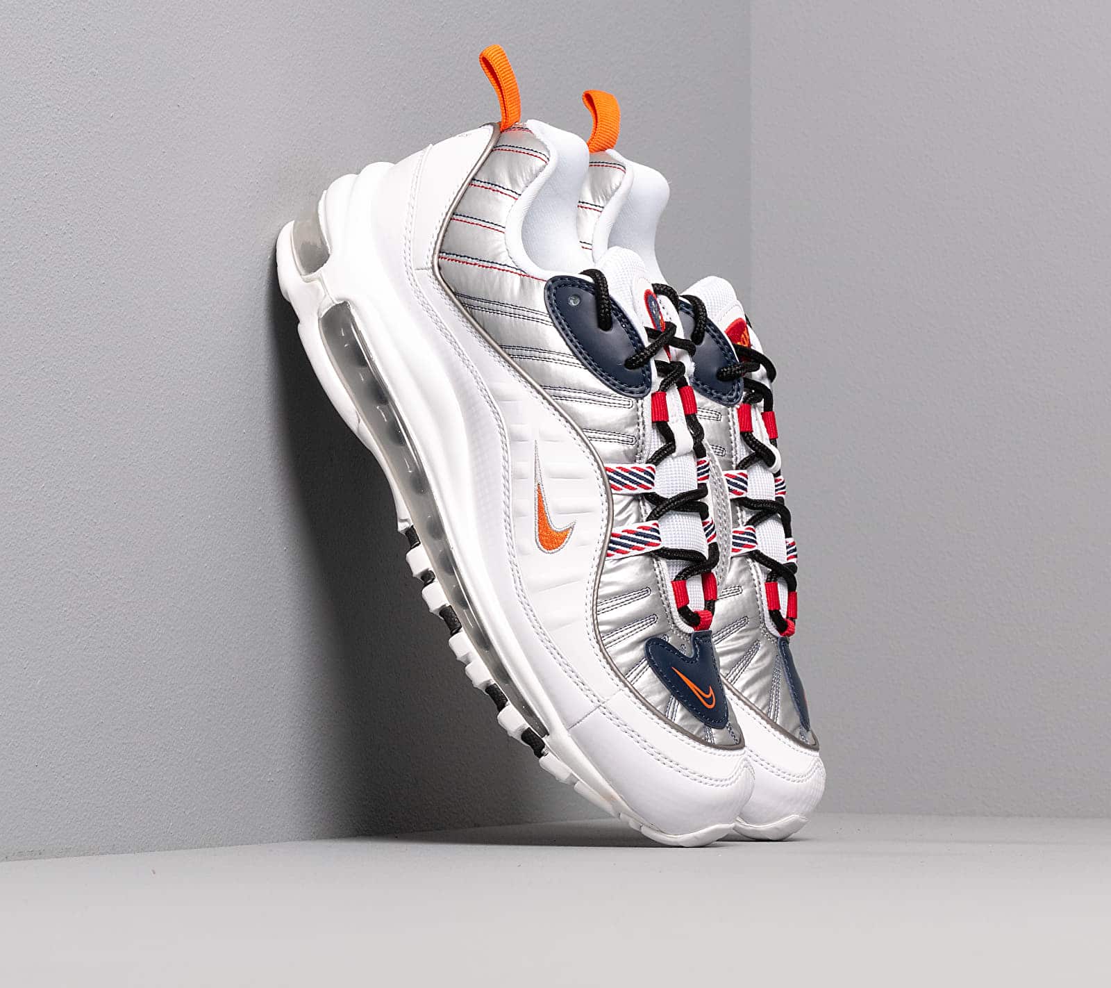Nike W Air Max 98 Premium White/ Starfish-Wolf Grey-Gym Red