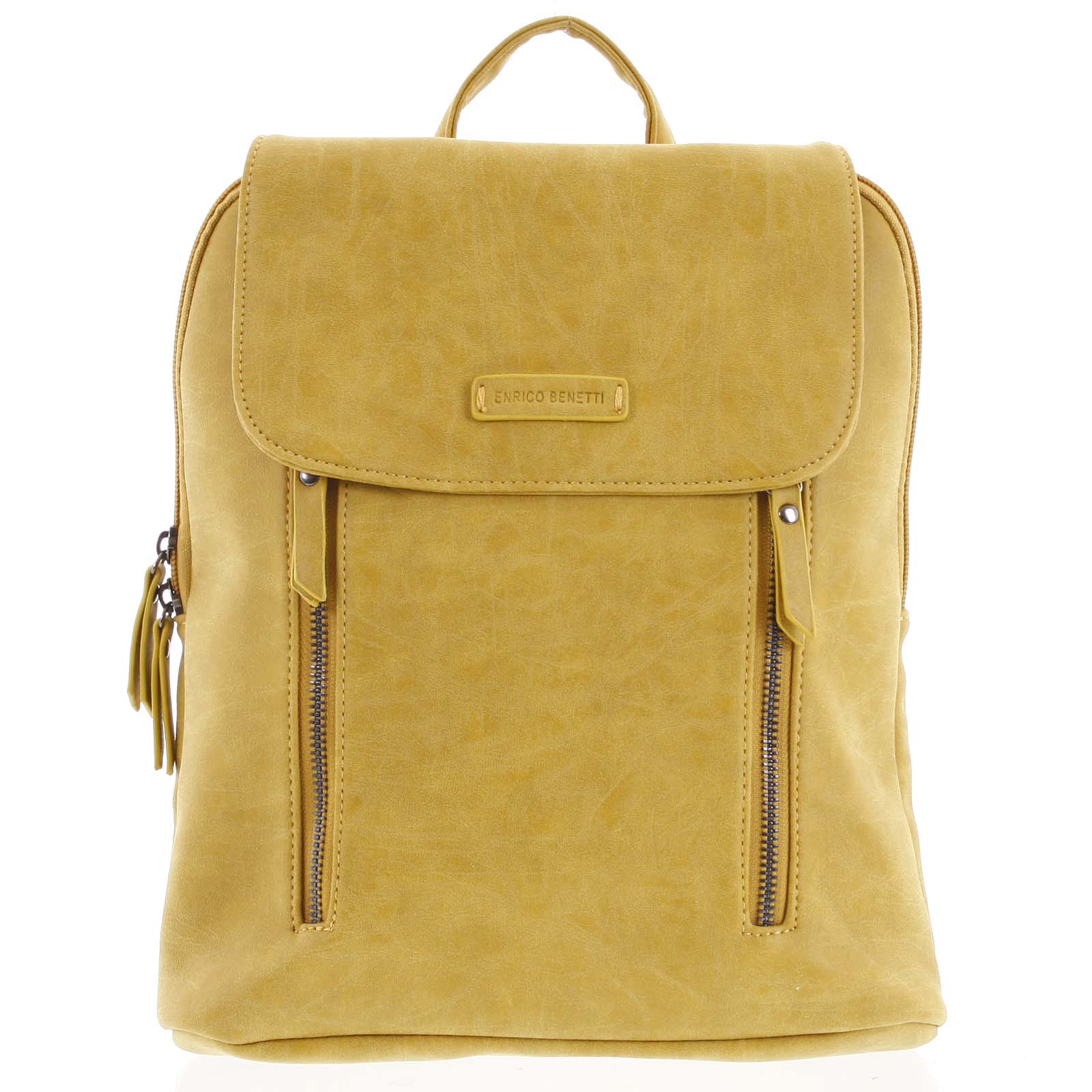 Dámský střední batoh žlutý - Enrico Benetti Aviana žlutá