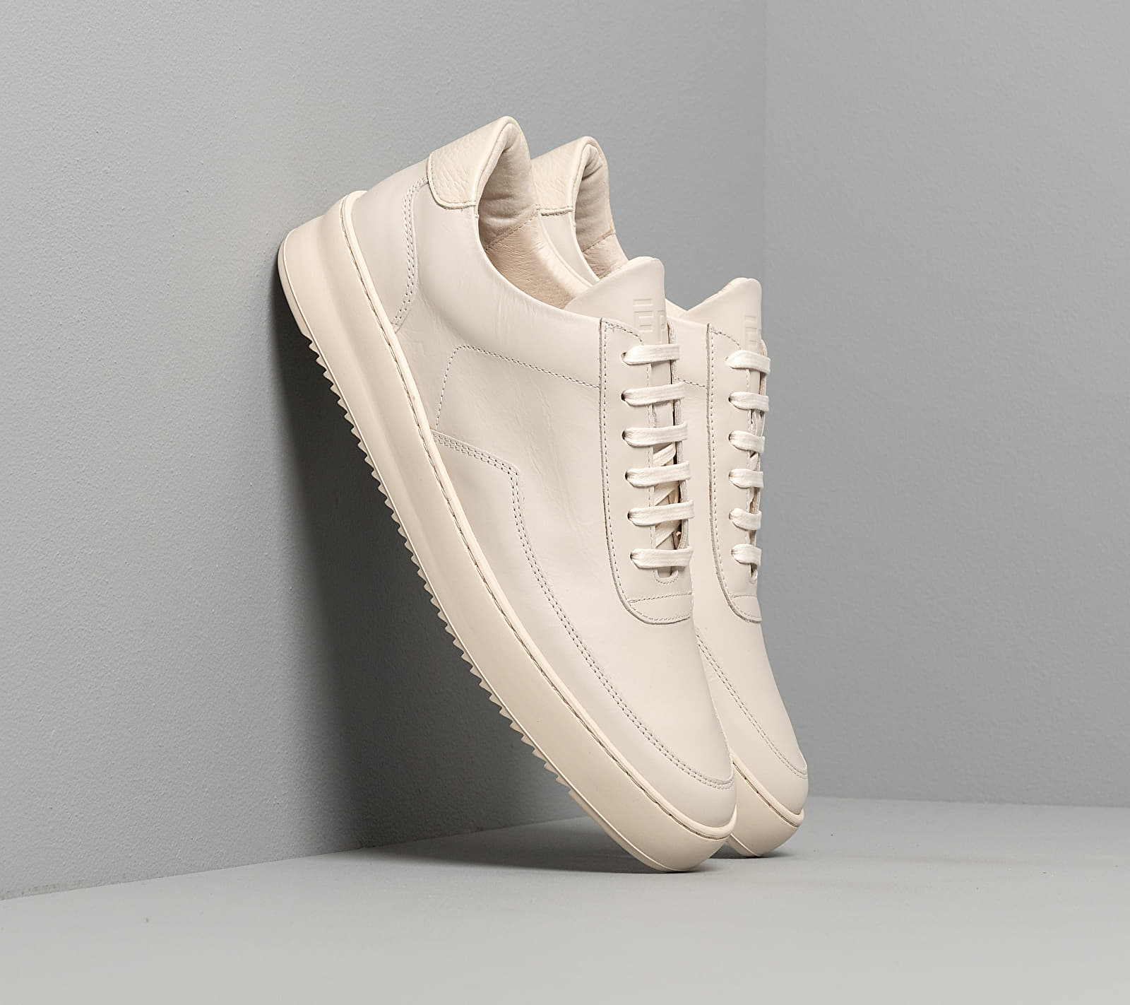 Filling Pieces Low Mondo Ripple Nardo Nappa All White