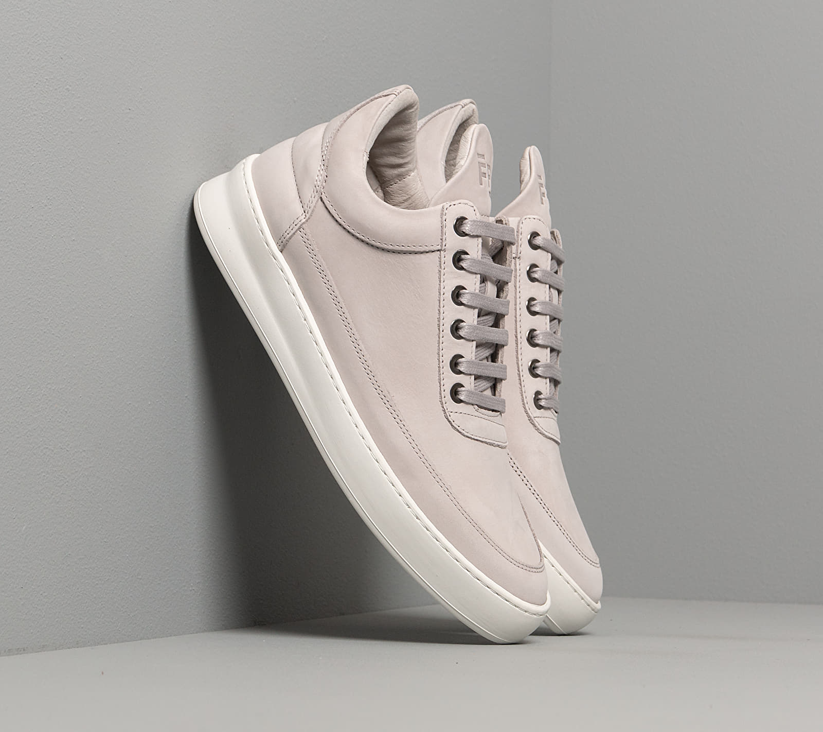 Filling Pieces Low Top Plain Lane Nubuck Grey
