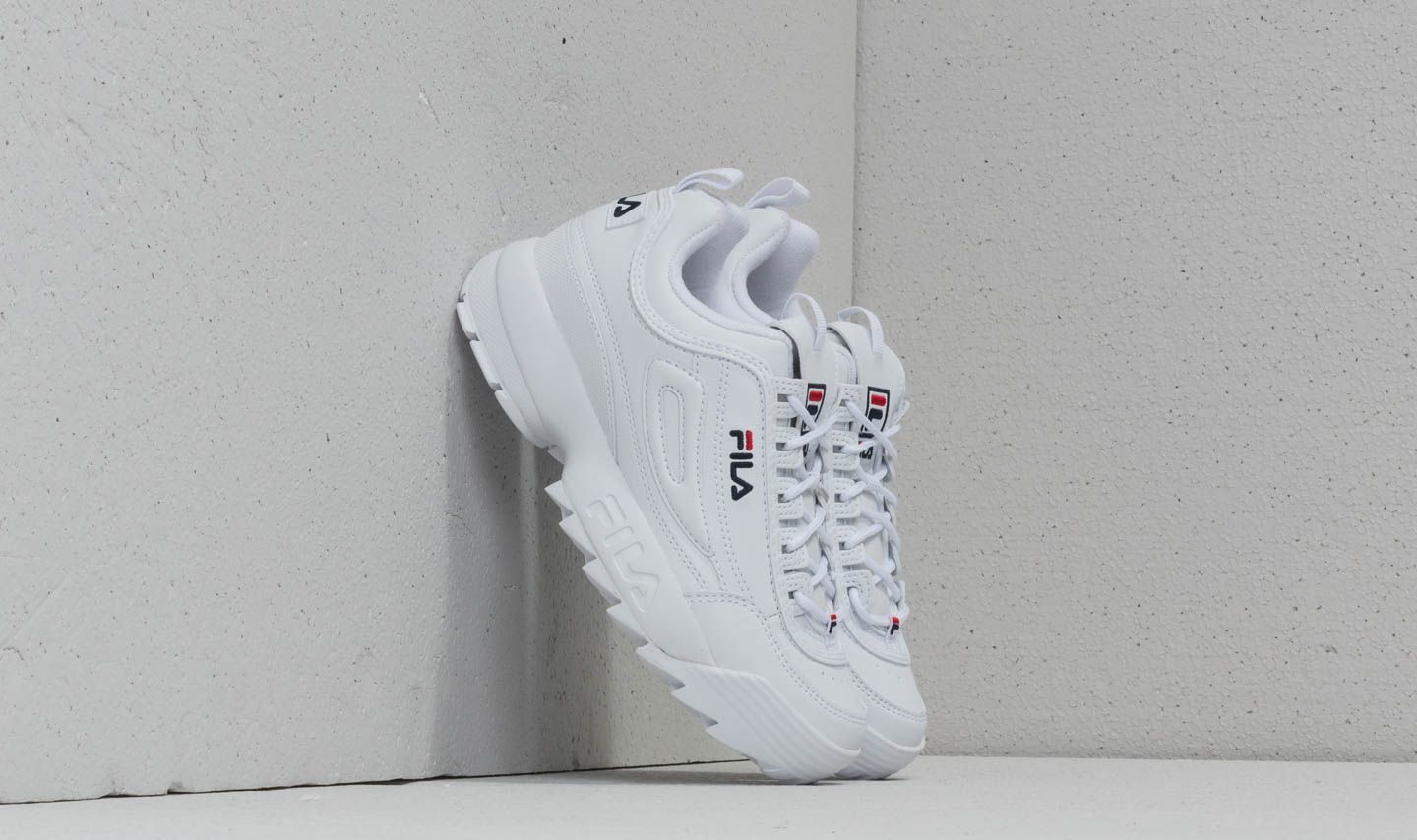 FILA Disruptor Low Wmn White