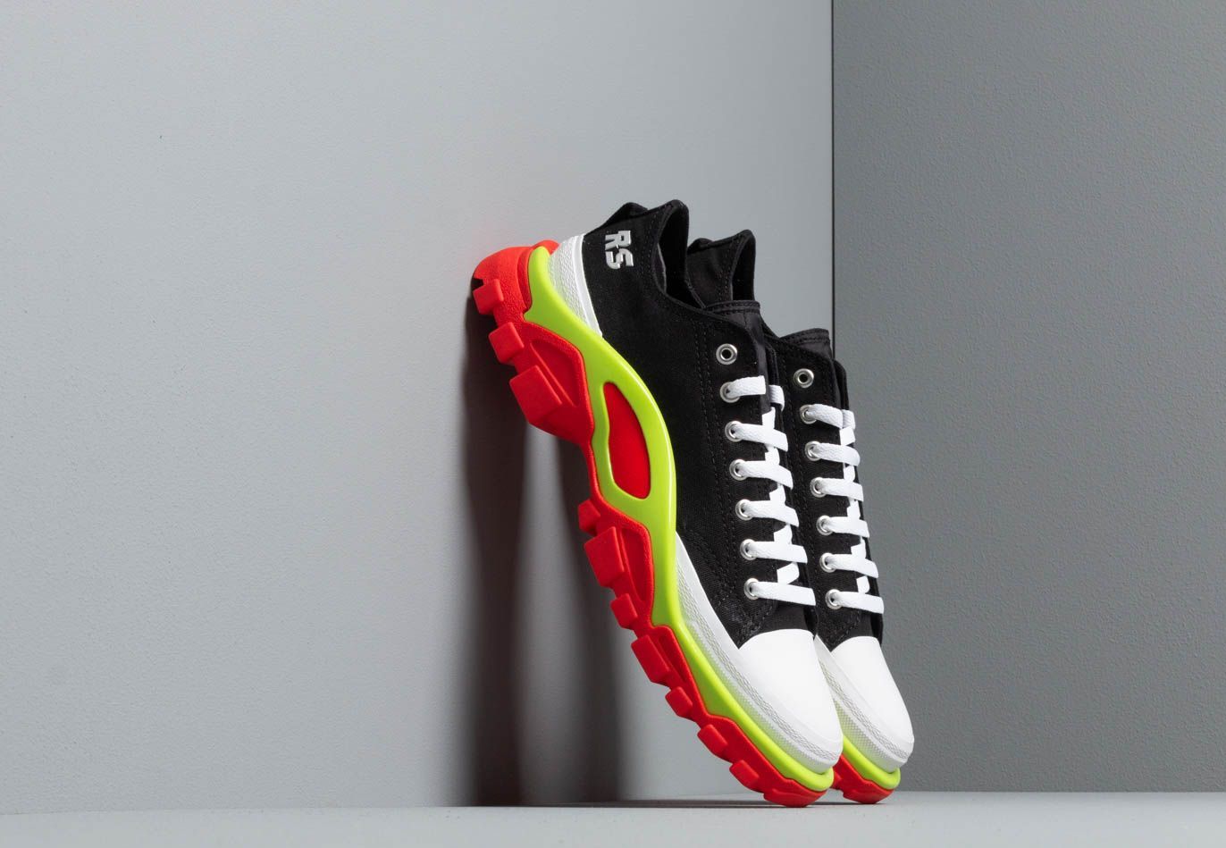 adidas x Raf Simons Detroit Runner Core Black/ Silver Metallic/ Solar Slime