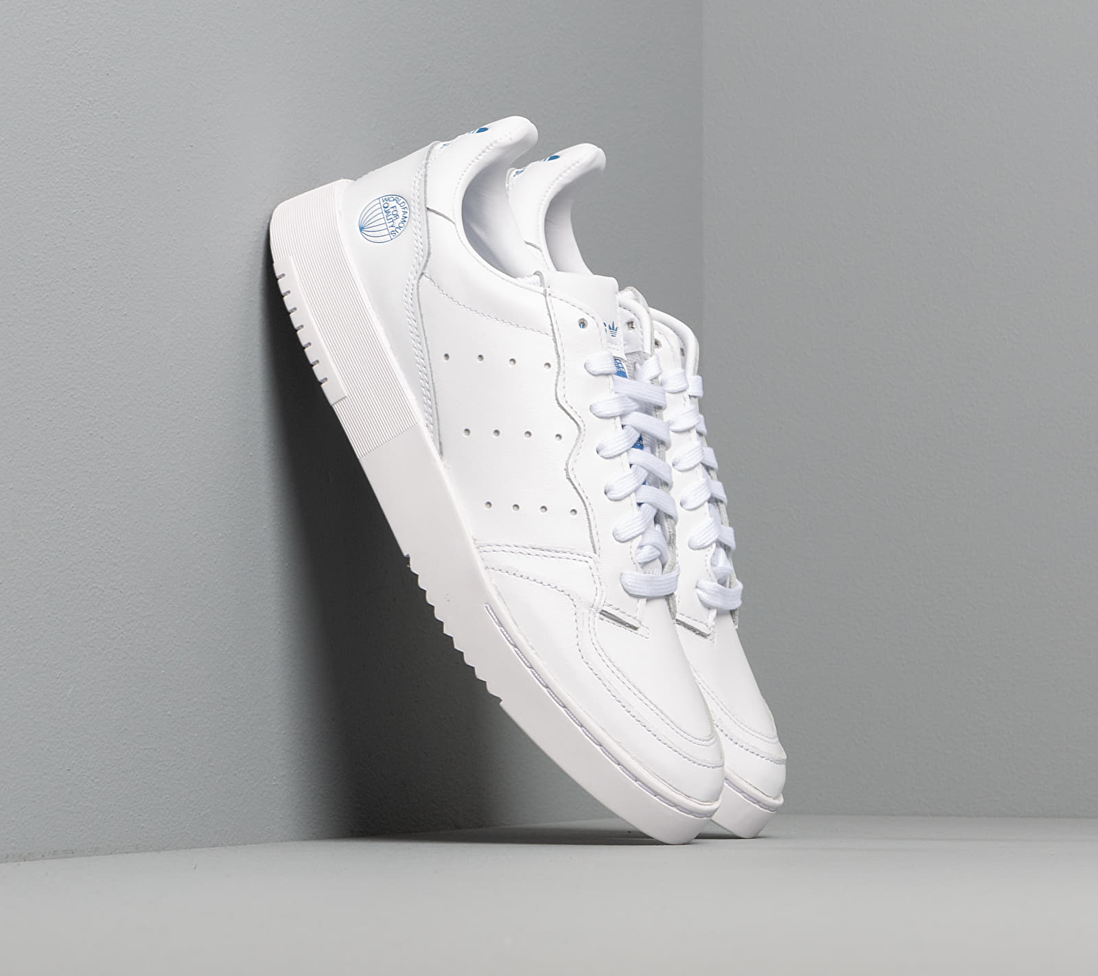 adidas Supercourt Ftw White/ Ftw White/ Blue Bird